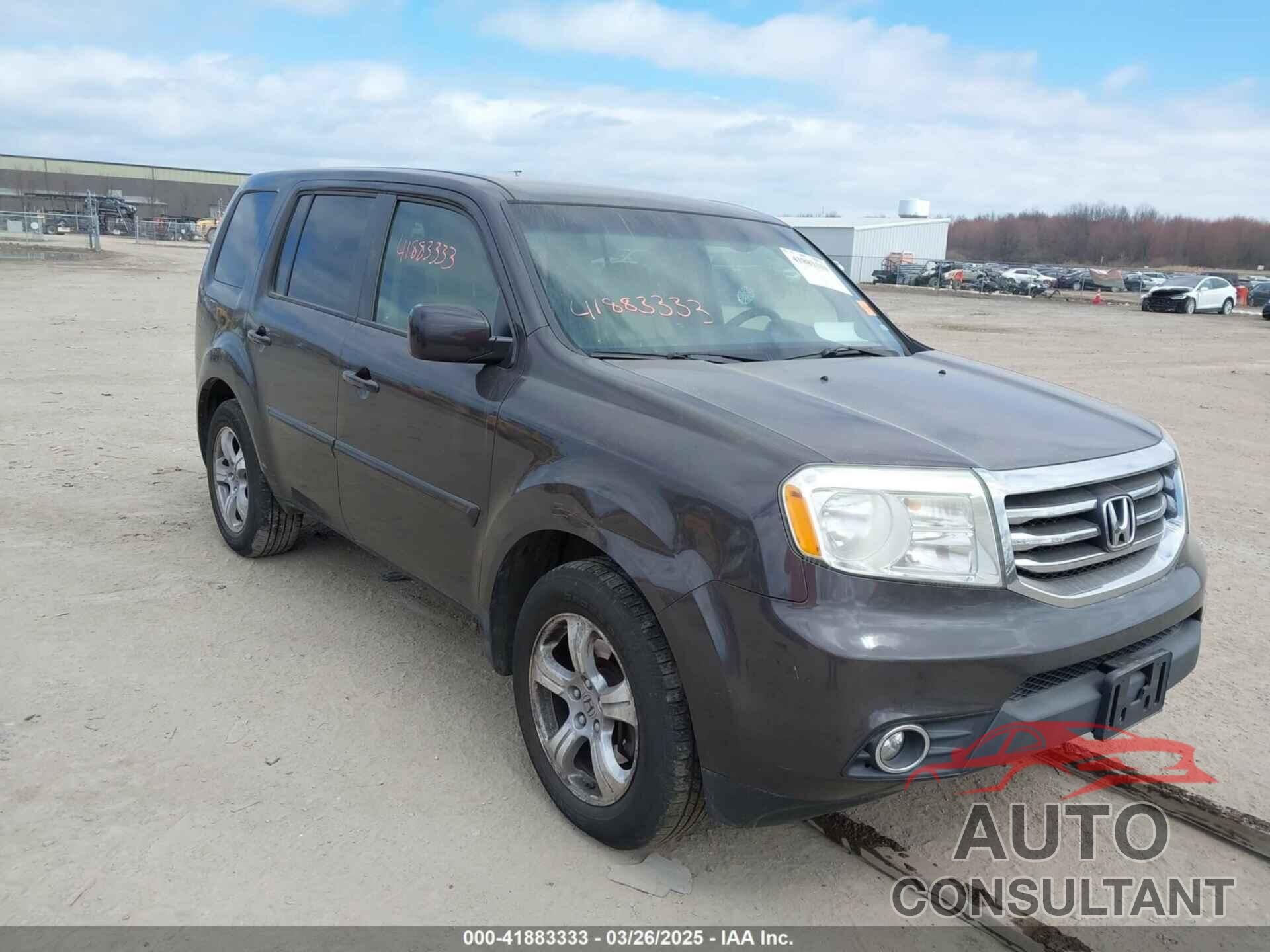HONDA PILOT 2012 - 5FNYF4H40CB015507