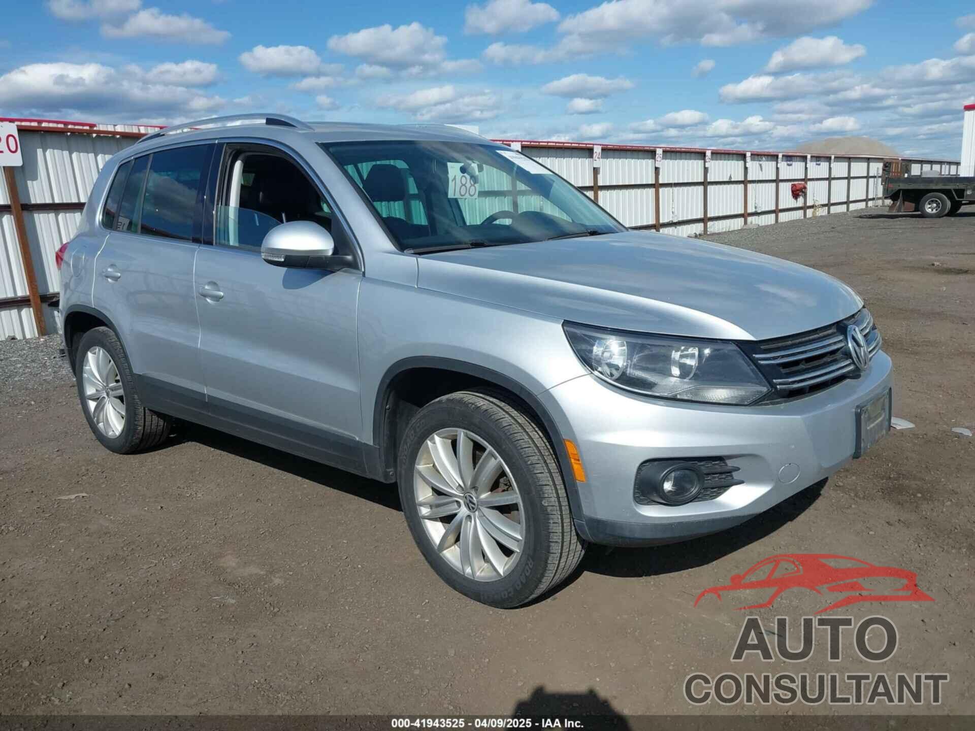 VOLKSWAGEN TIGUAN 2013 - WVGBV7AX9DW532442