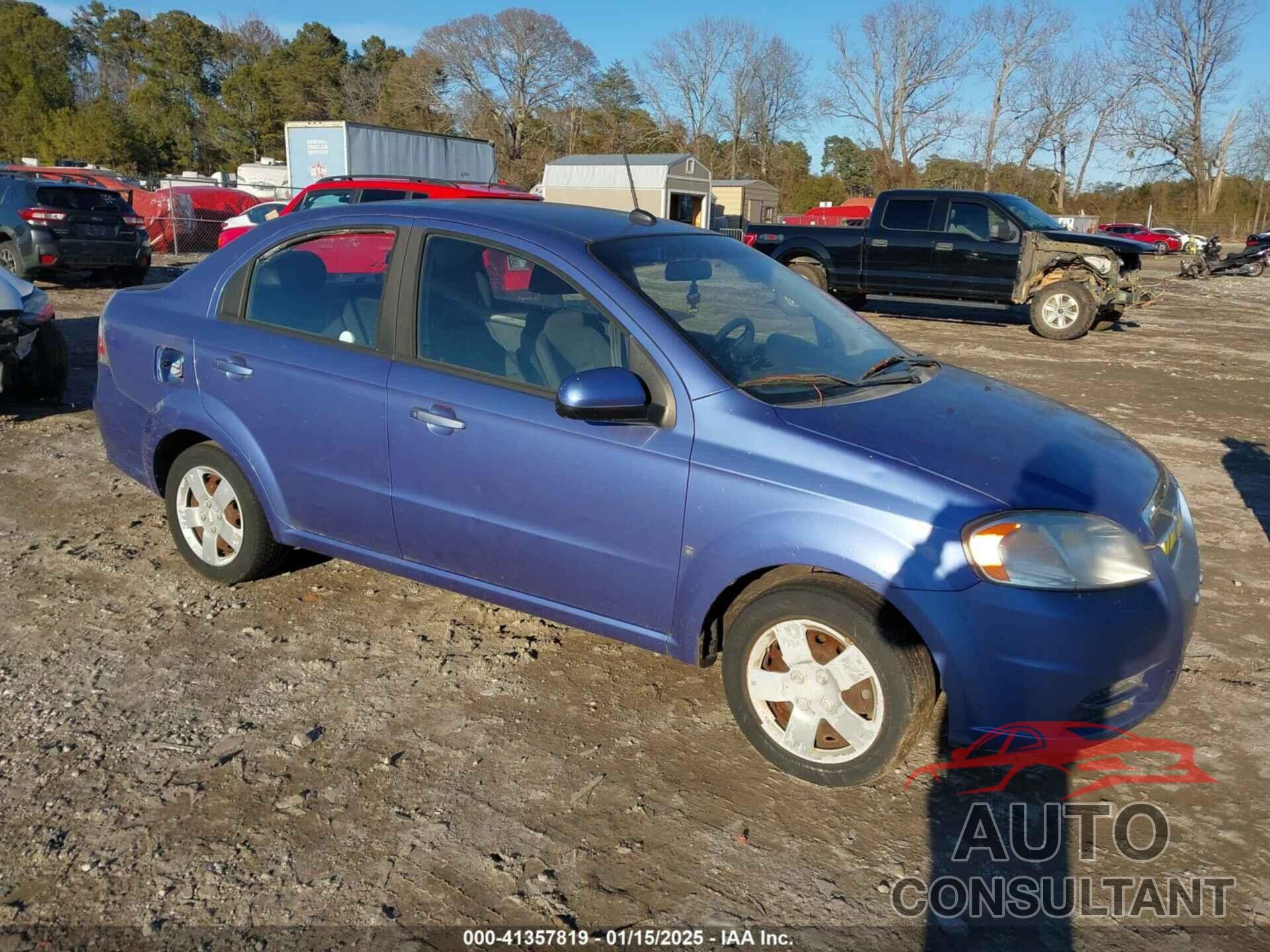 CHEVROLET AVEO 2009 - KL1TD56E79B347707
