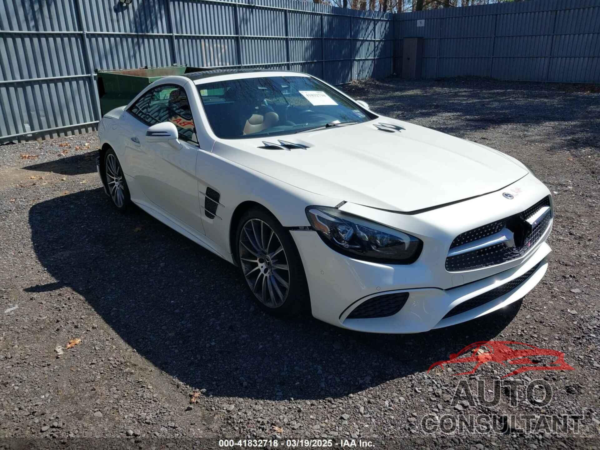 MERCEDES-BENZ SL 450 2019 - WDDJK6GA8KF056192
