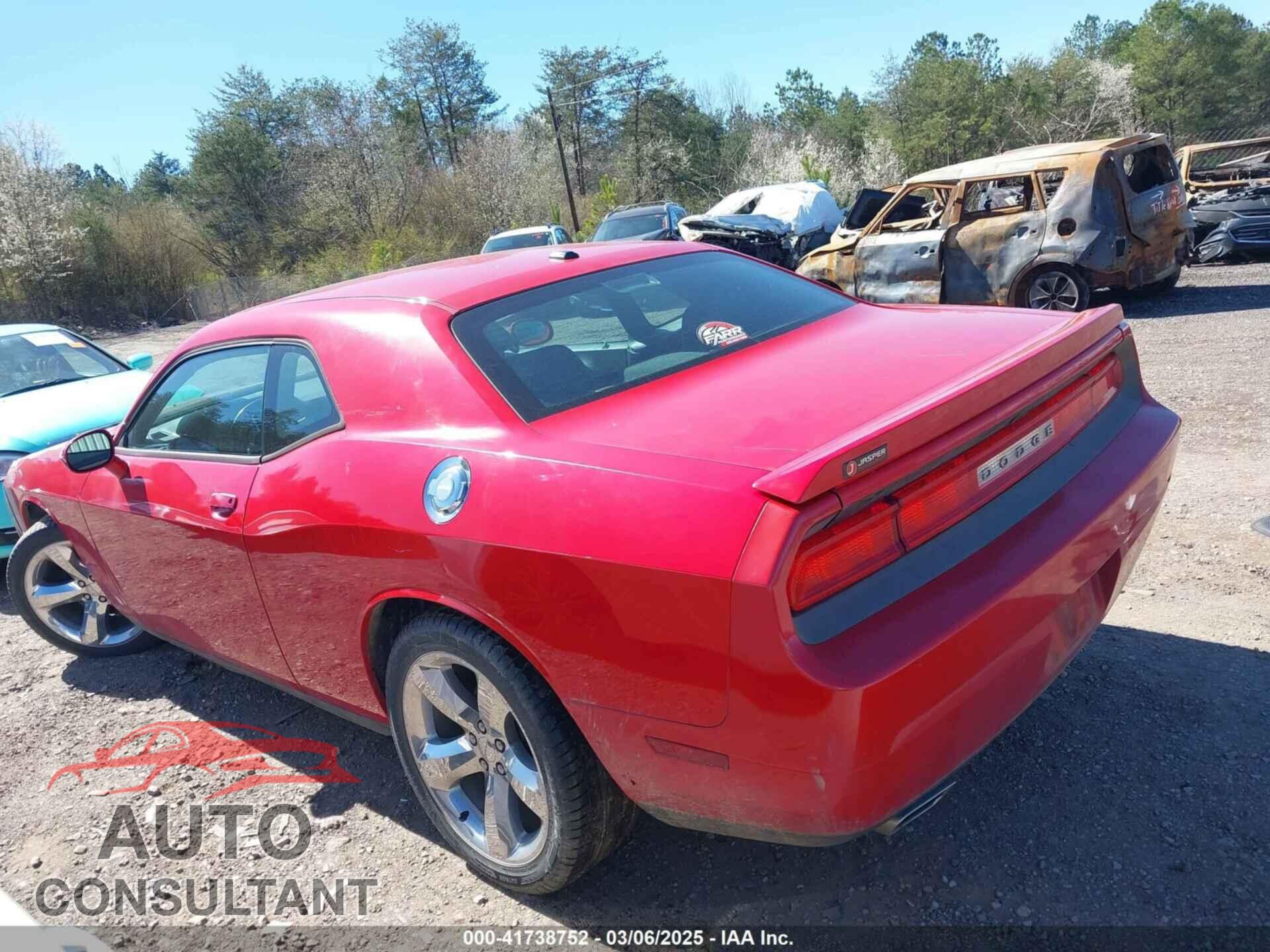 DODGE CHALLENGER 2012 - 2C3CDYBT2CH117199