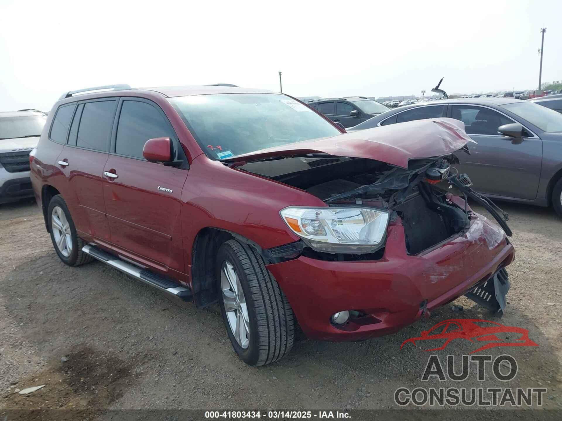 TOYOTA HIGHLANDER 2009 - JTEES42A092148529
