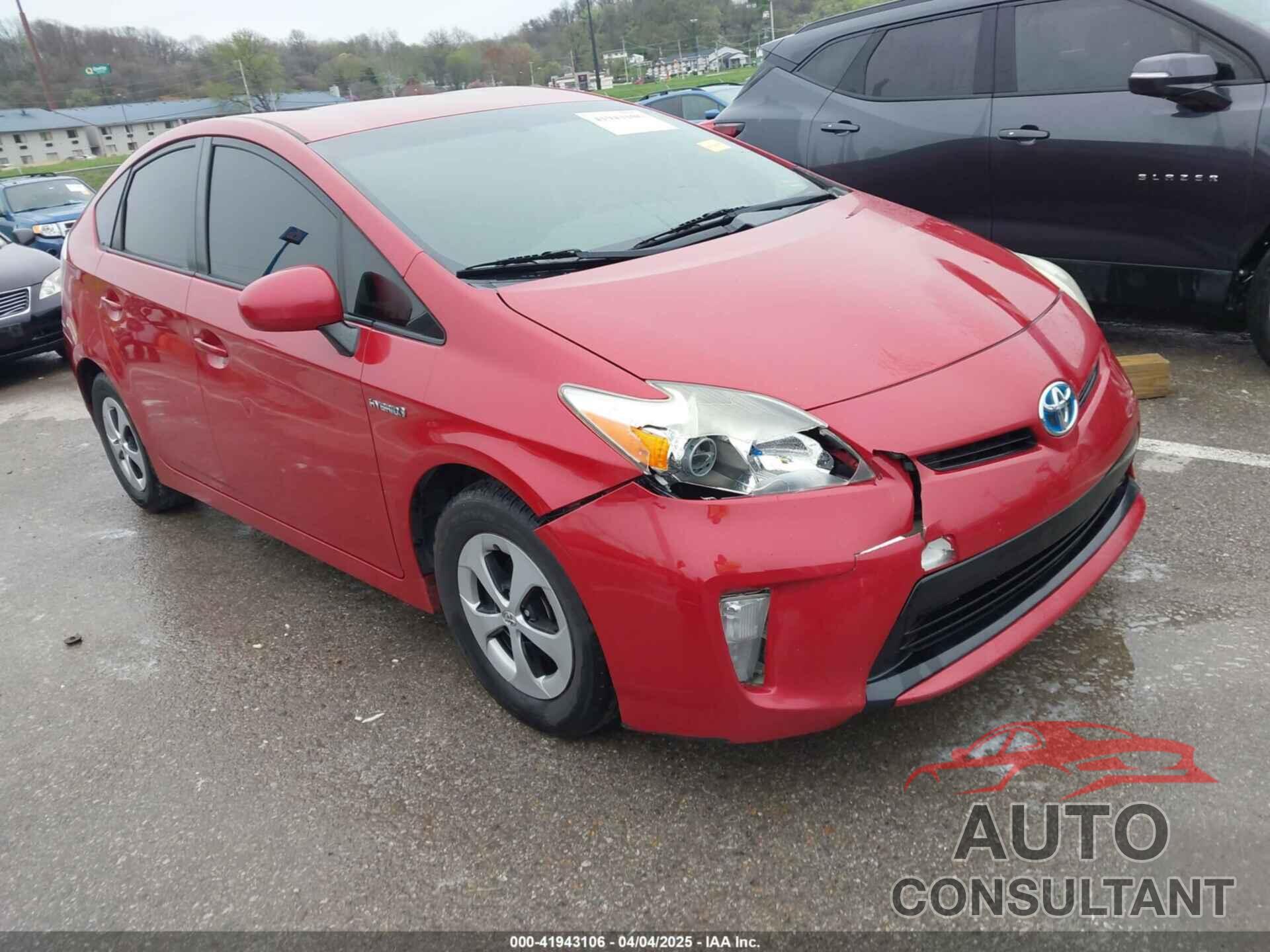 TOYOTA PRIUS 2012 - JTDKN3DU0C5460758