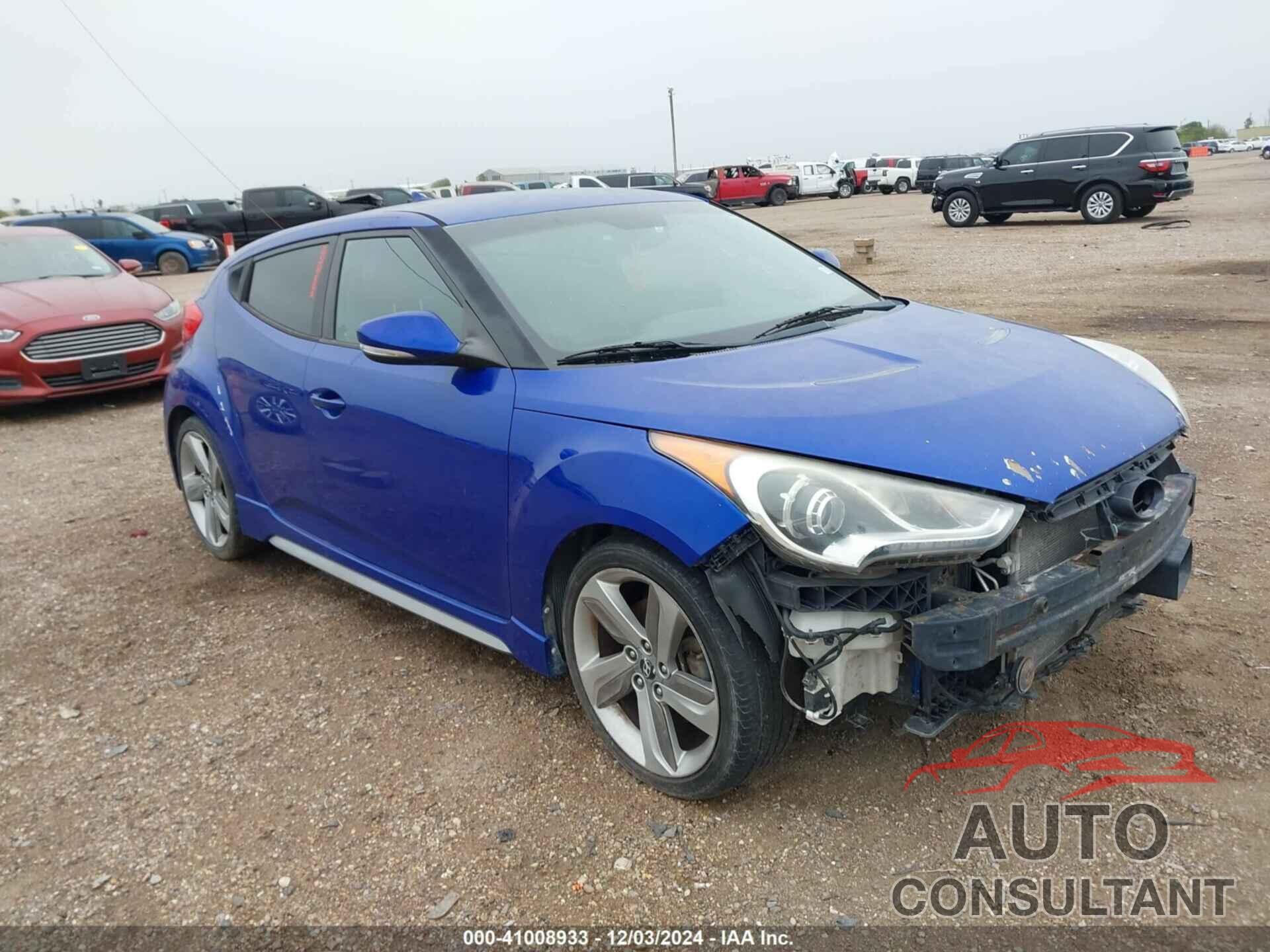 HYUNDAI VELOSTER 2013 - KMHTC6AE3DU137025