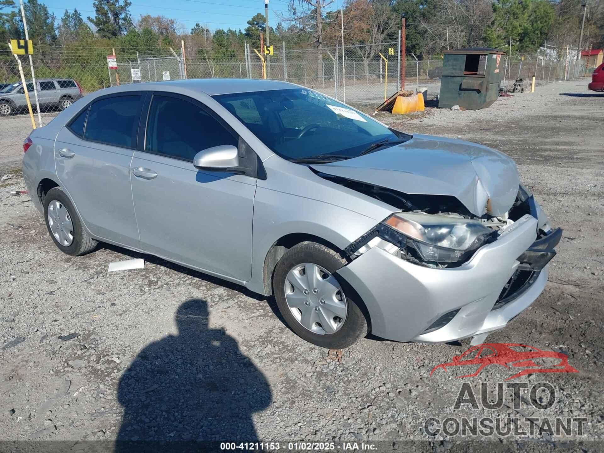 TOYOTA COROLLA 2016 - 5YFBURHE8GP498711