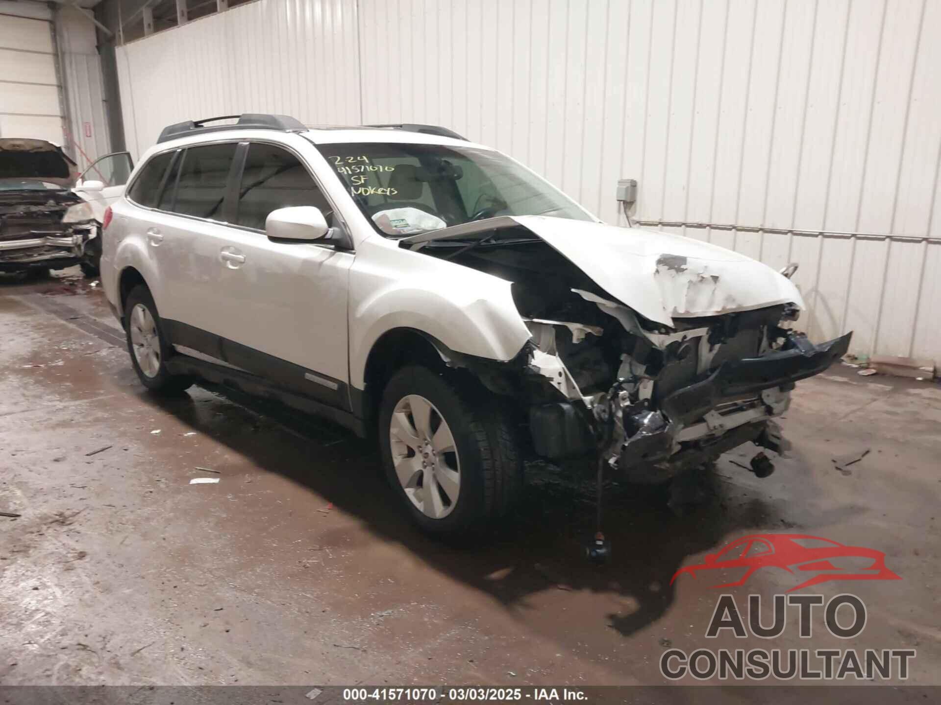 SUBARU OUTBACK 2012 - 4S4BRCKC0C3212175