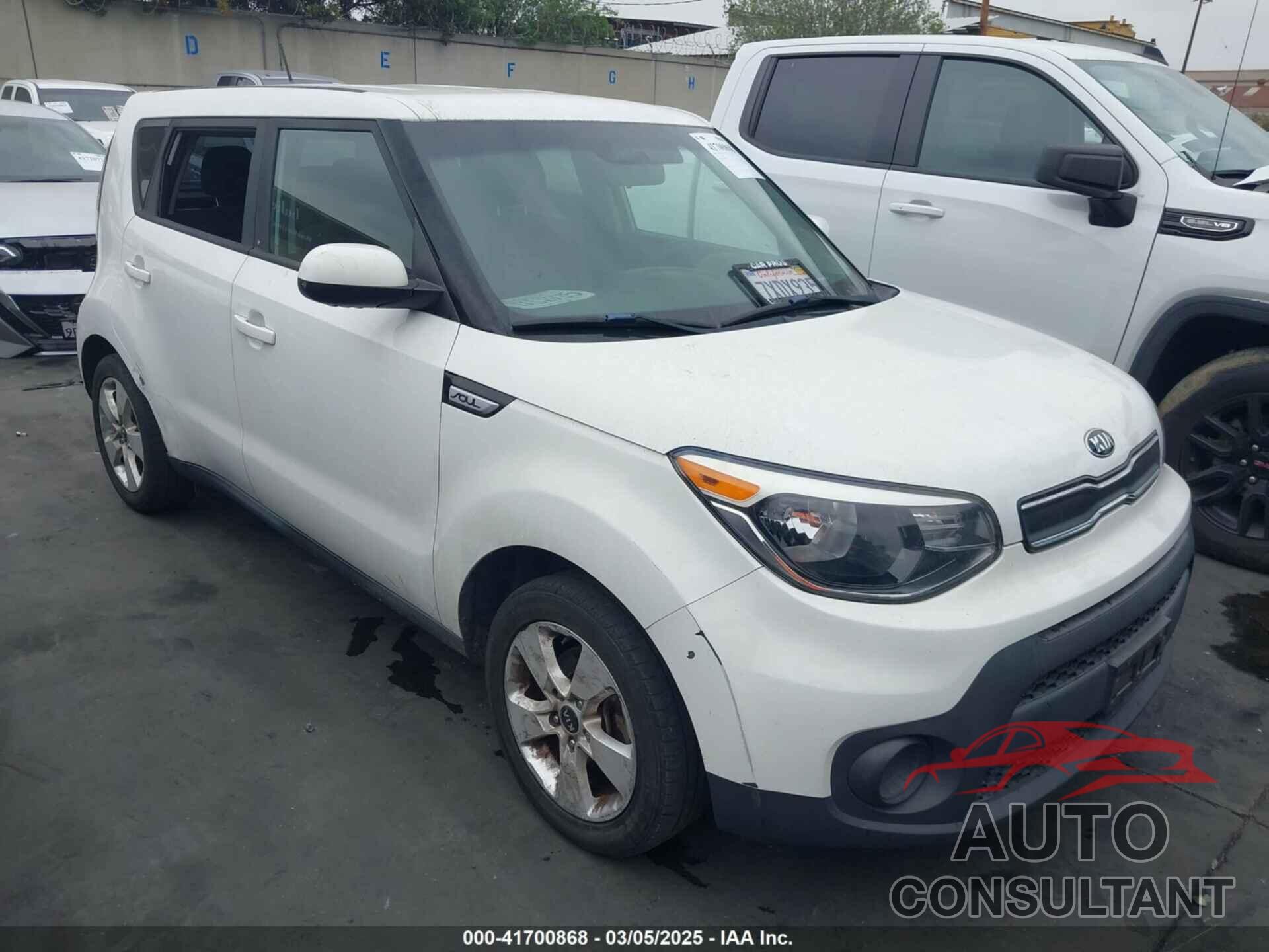 KIA SOUL 2017 - KNDJN2A25H7424844