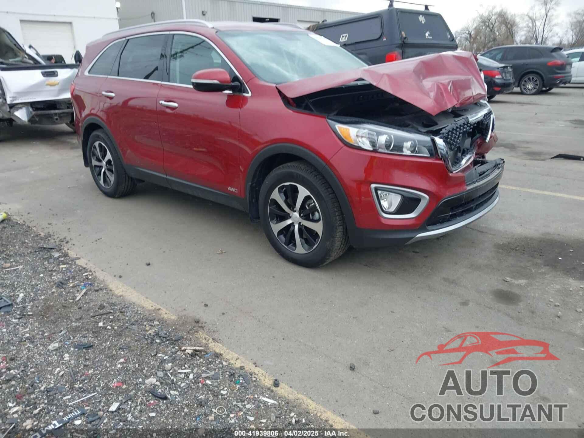 KIA SORENTO 2017 - 5XYPHDA15HG274693