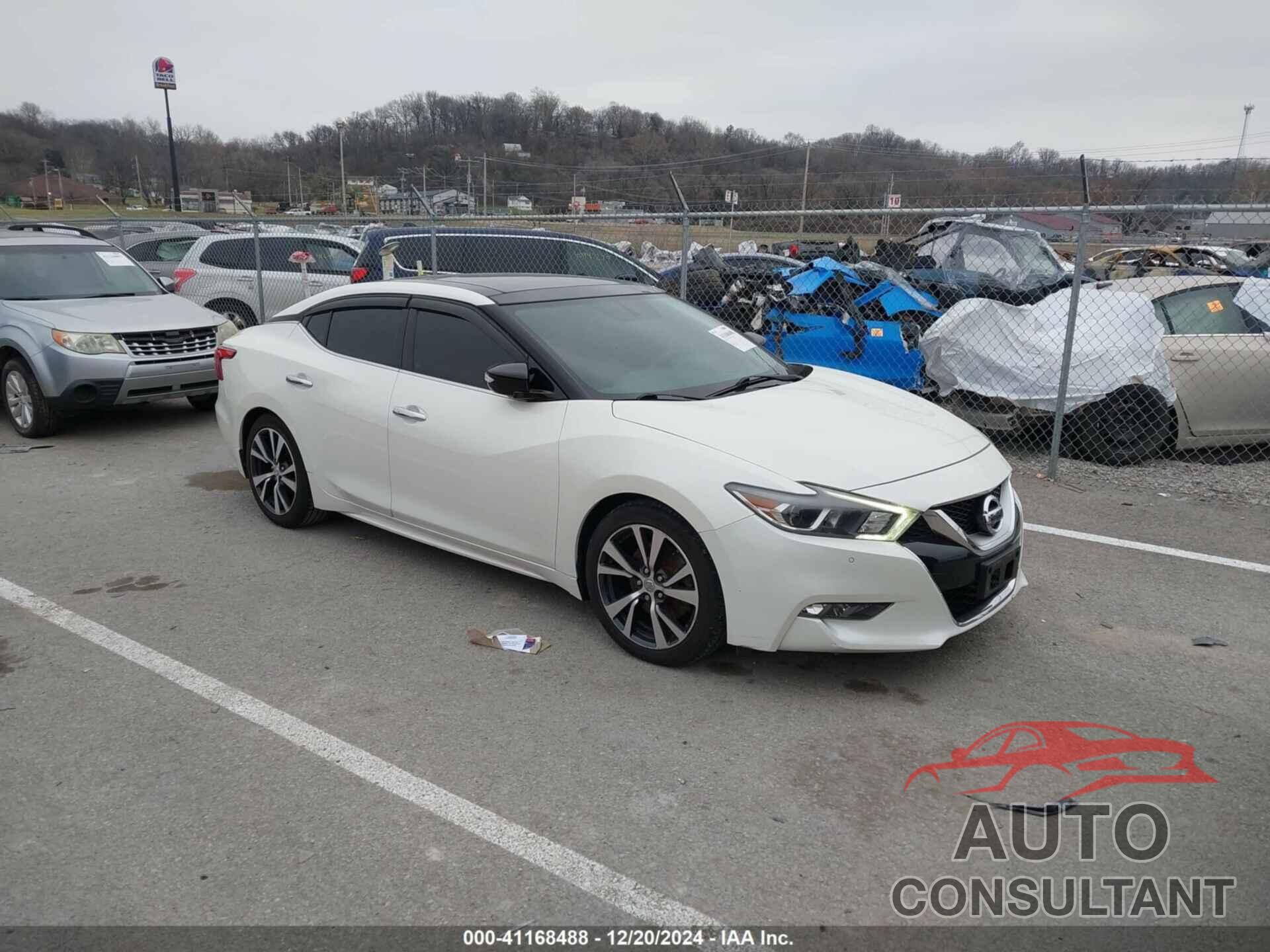 NISSAN MAXIMA 2017 - 1N4AA6AP4HC392416