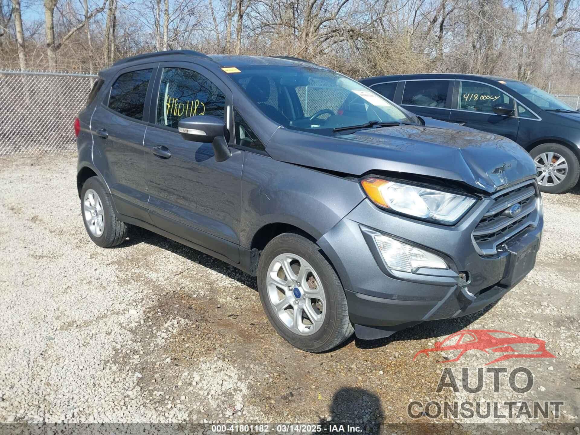 FORD ECOSPORT 2019 - MAJ3S2GE7KC301957