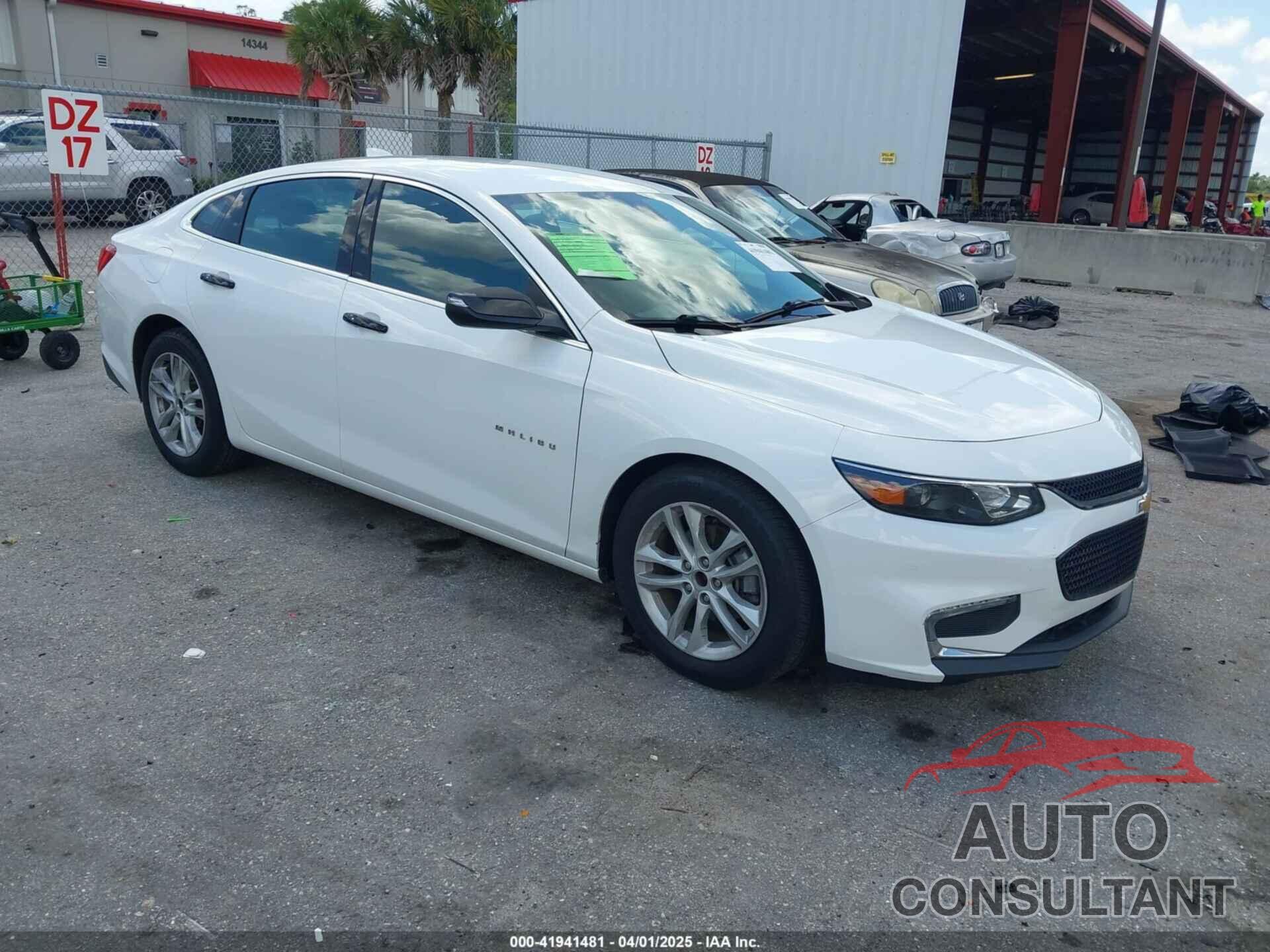 CHEVROLET MALIBU 2016 - 1G1ZE5ST8GF249840