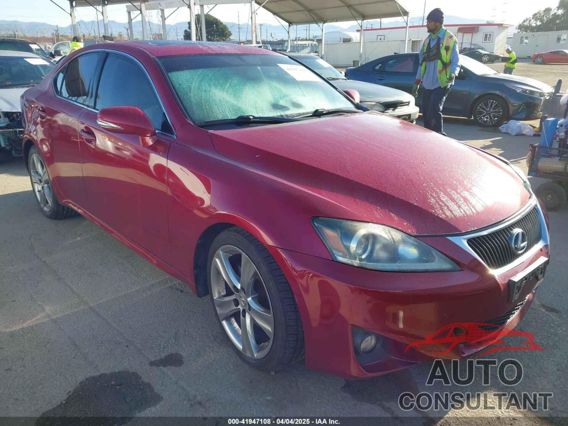 LEXUS IS 250 2012 - JTHBF5C24C5184608