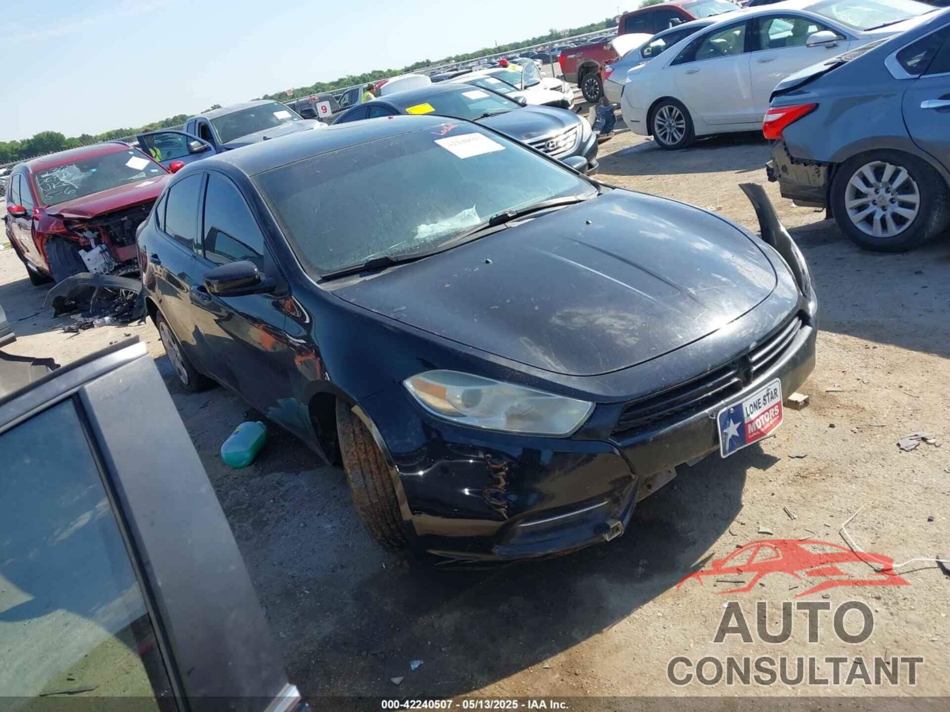 DODGE DART 2016 - 1C3CDFAA3GD539571