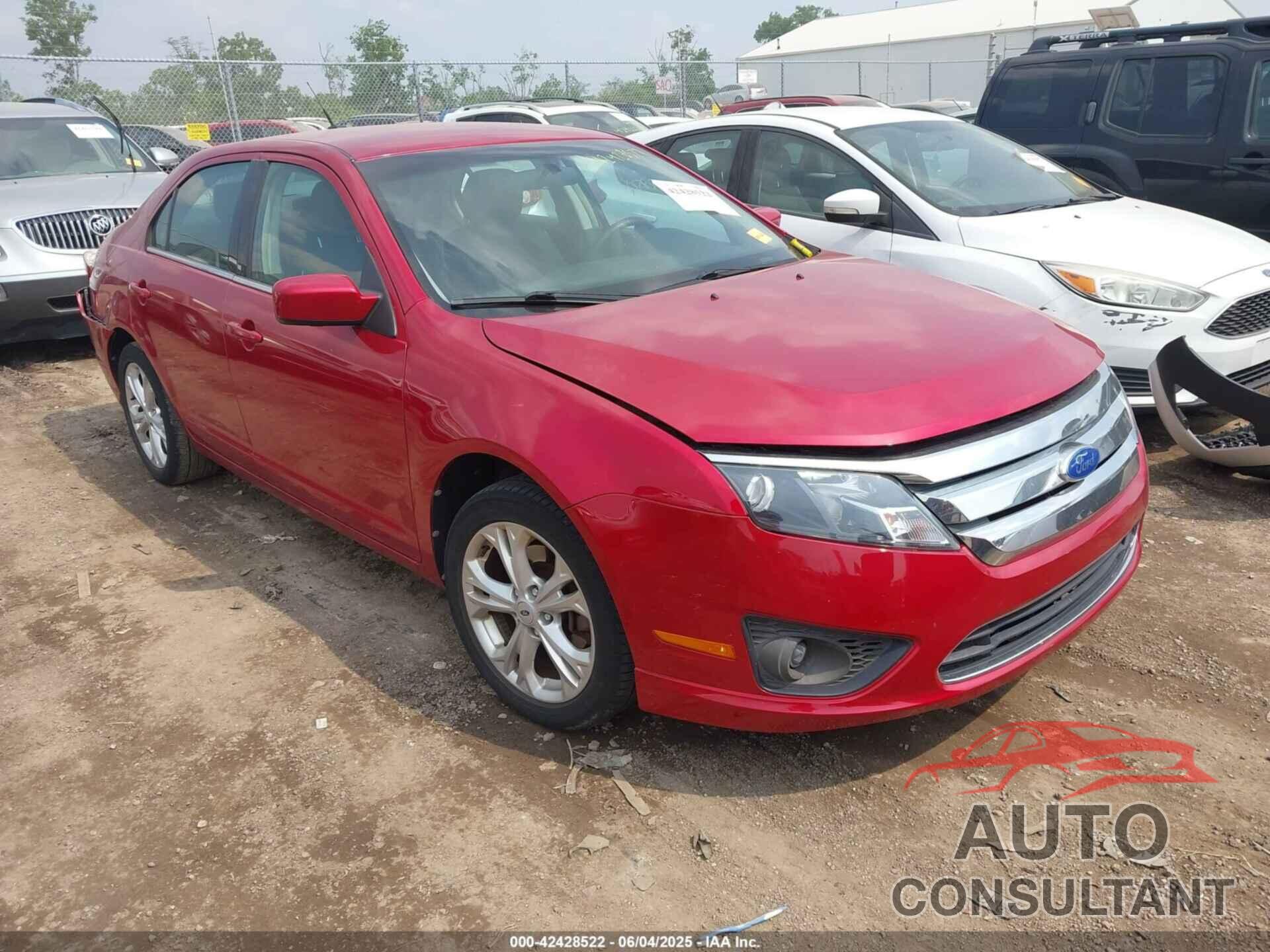 FORD FUSION 2012 - 3FAHP0HA5CR256379