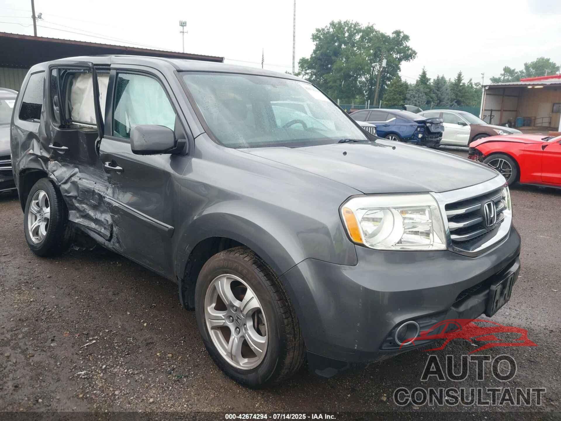 HONDA PILOT 2013 - 5FNYF4H57DB006619