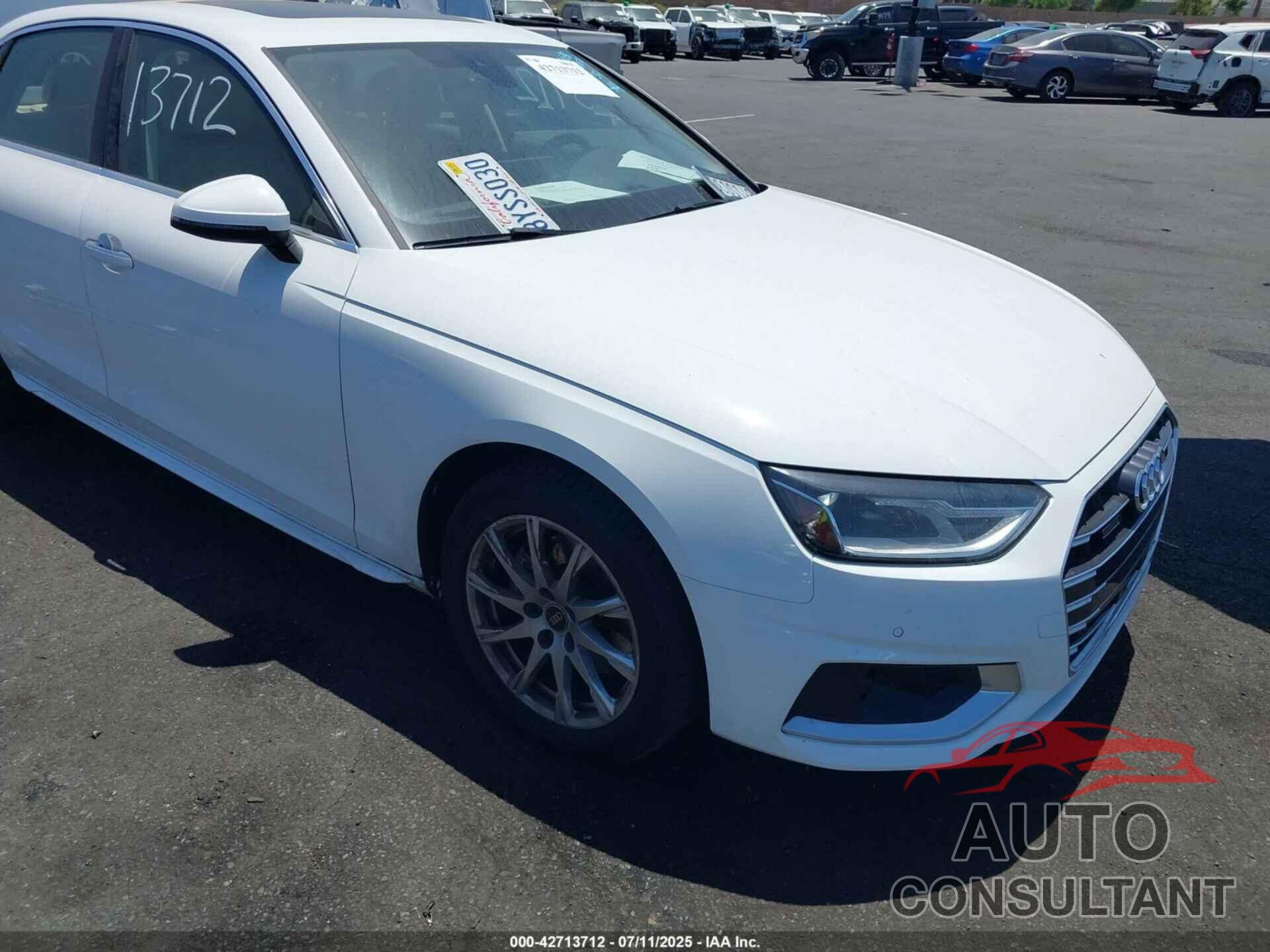 AUDI A4 2022 - WAUABAF44NN000833