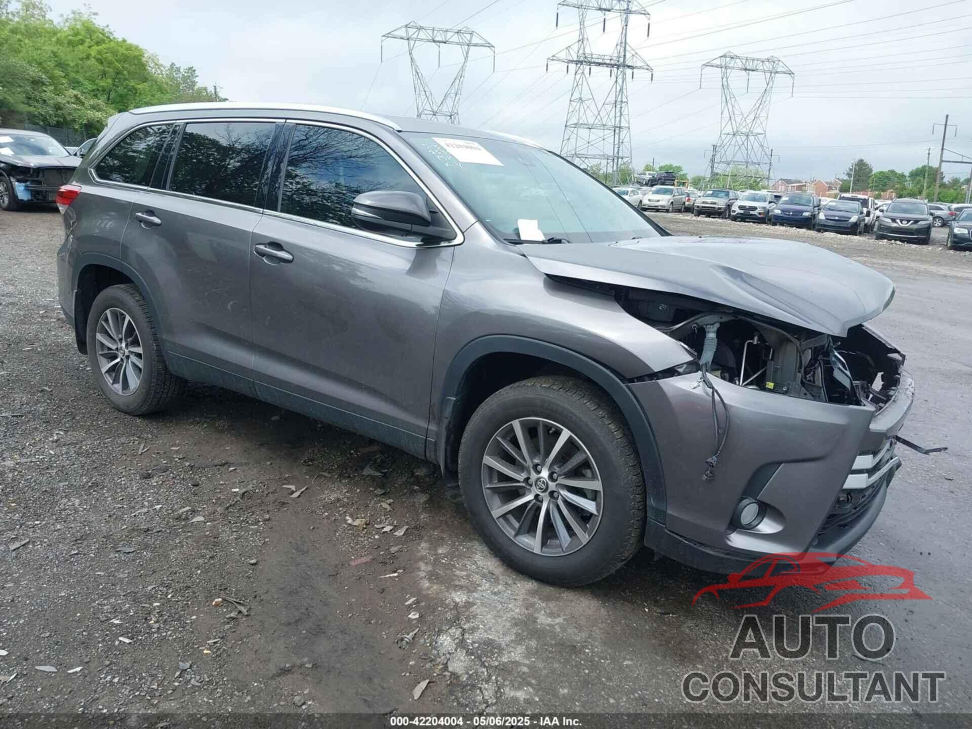 TOYOTA HIGHLANDER 2019 - 5TDJZRFH1KS735839