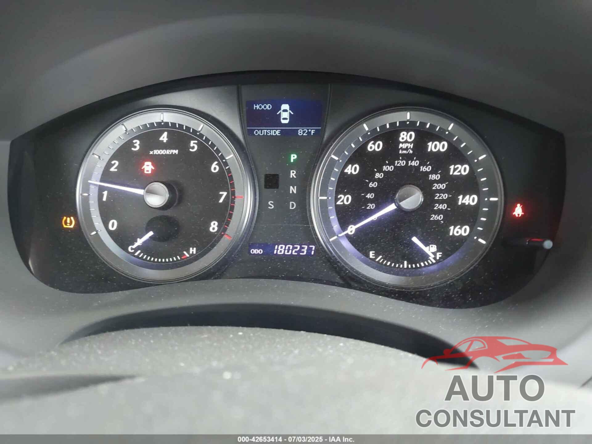 LEXUS ES 350 2011 - JTHBK1EG9B2457636