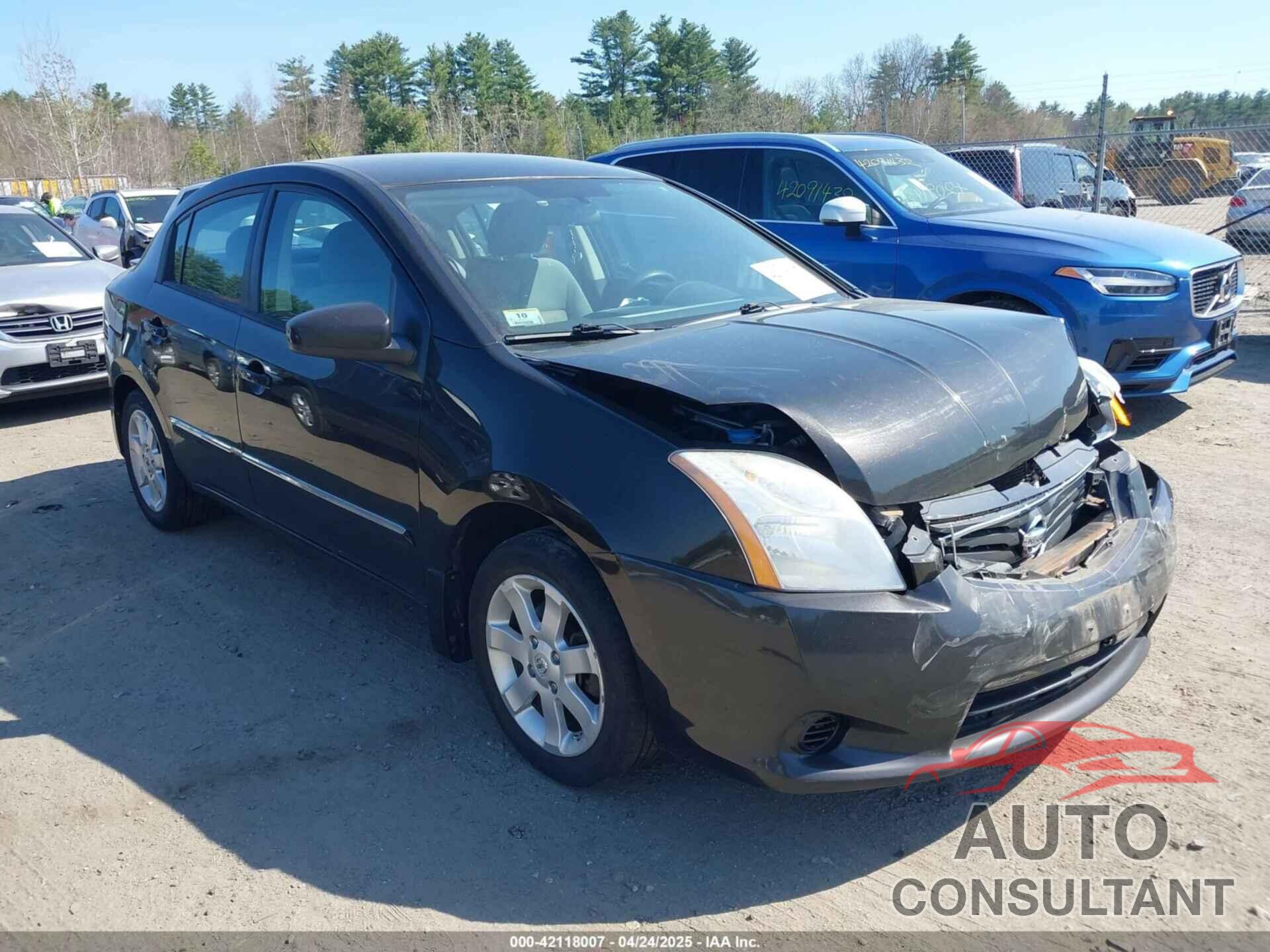 NISSAN SENTRA 2012 - 3N1AB6AP9CL652073