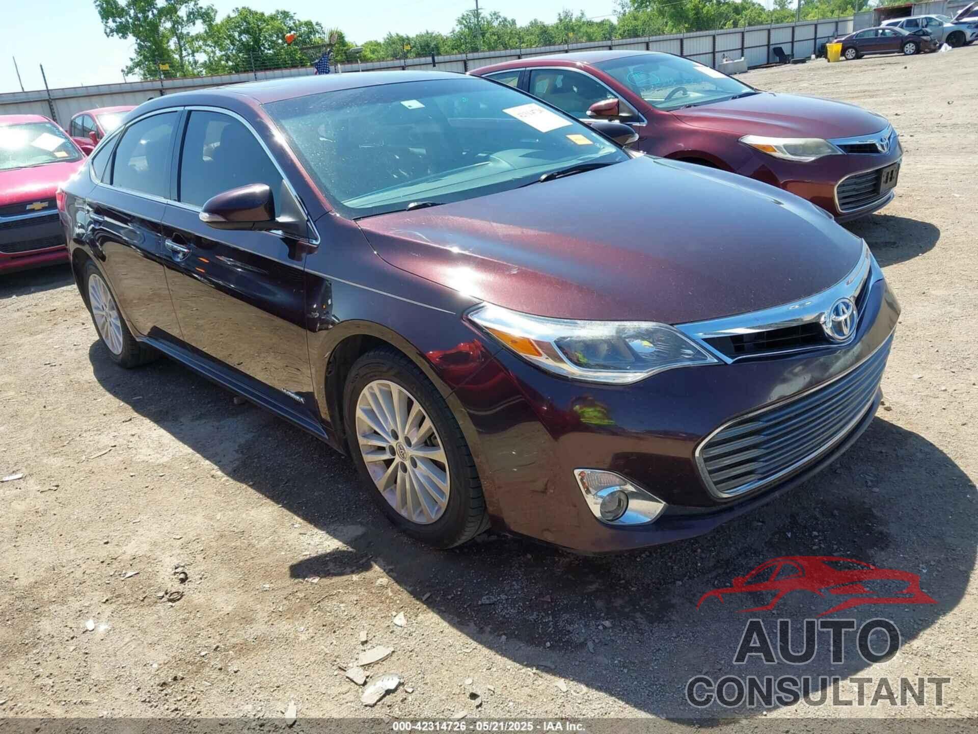 TOYOTA AVALON HYBRID 2014 - 4T1BD1EB1EU019262