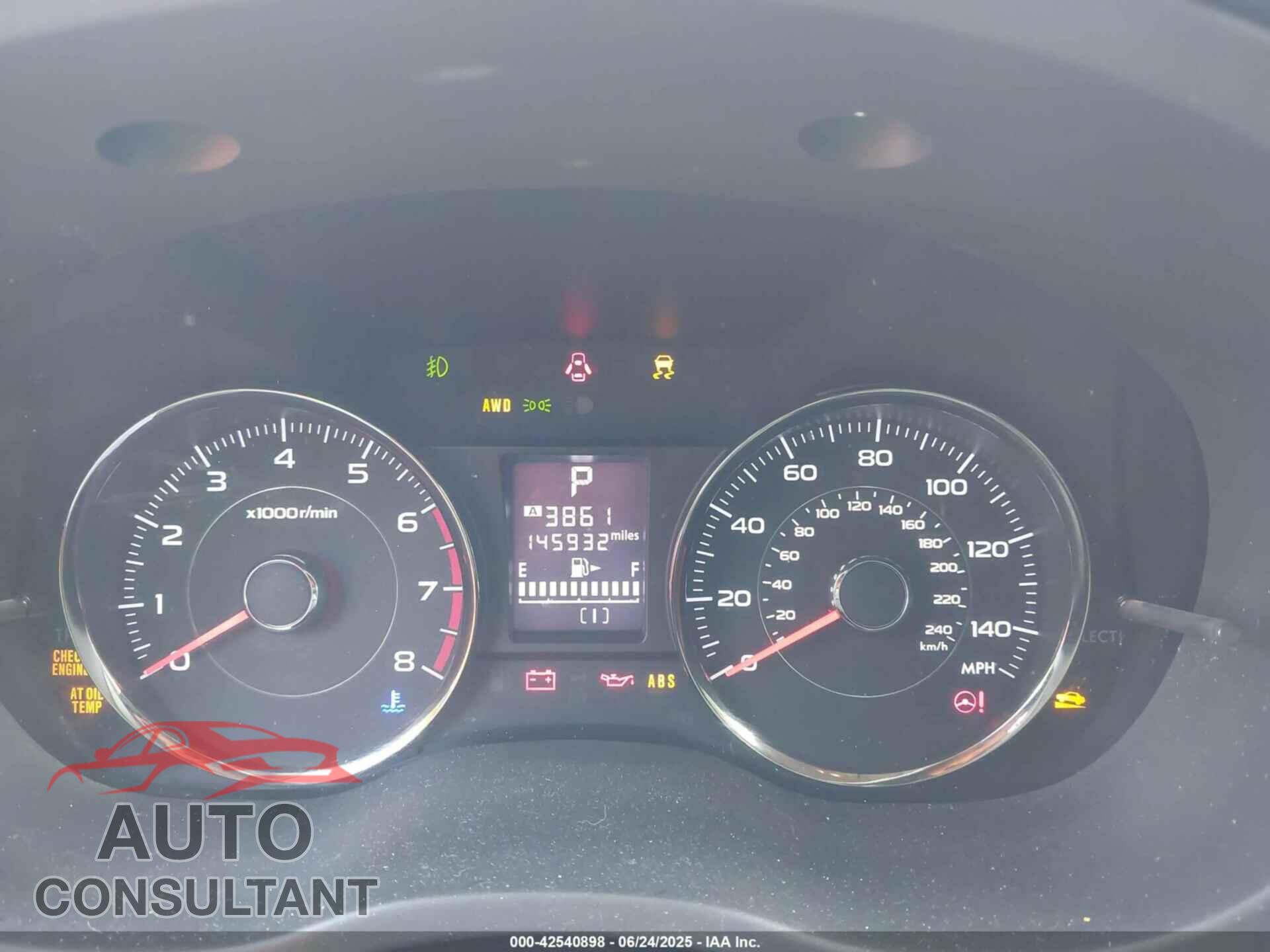 SUBARU FORESTER 2014 - JF2SJGMC9EH552996