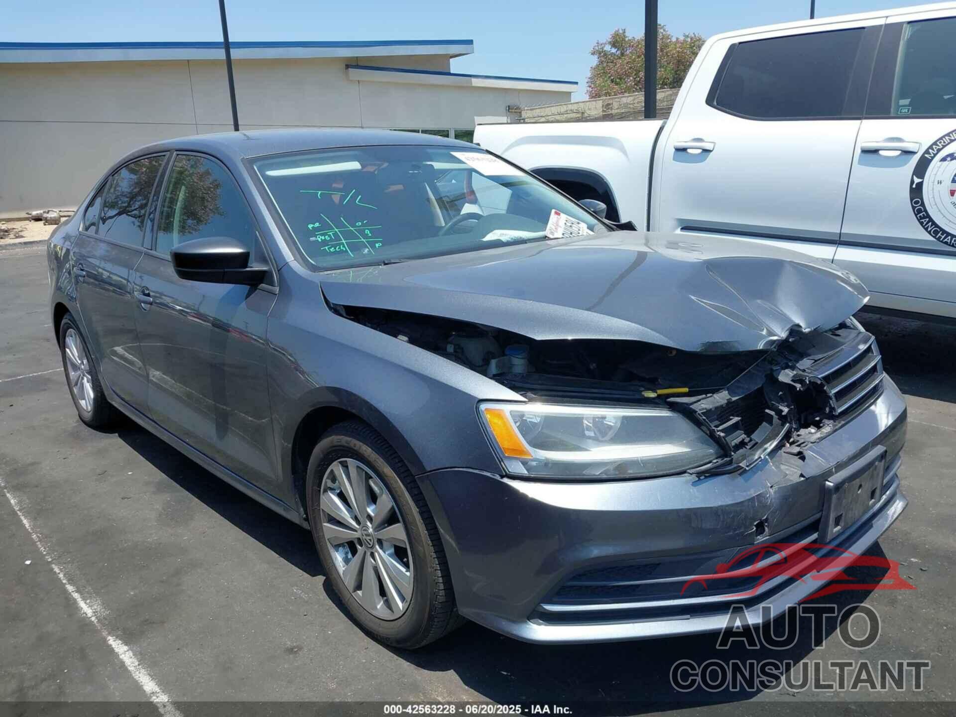 VOLKSWAGEN JETTA 2016 - 3VW267AJ2GM375562