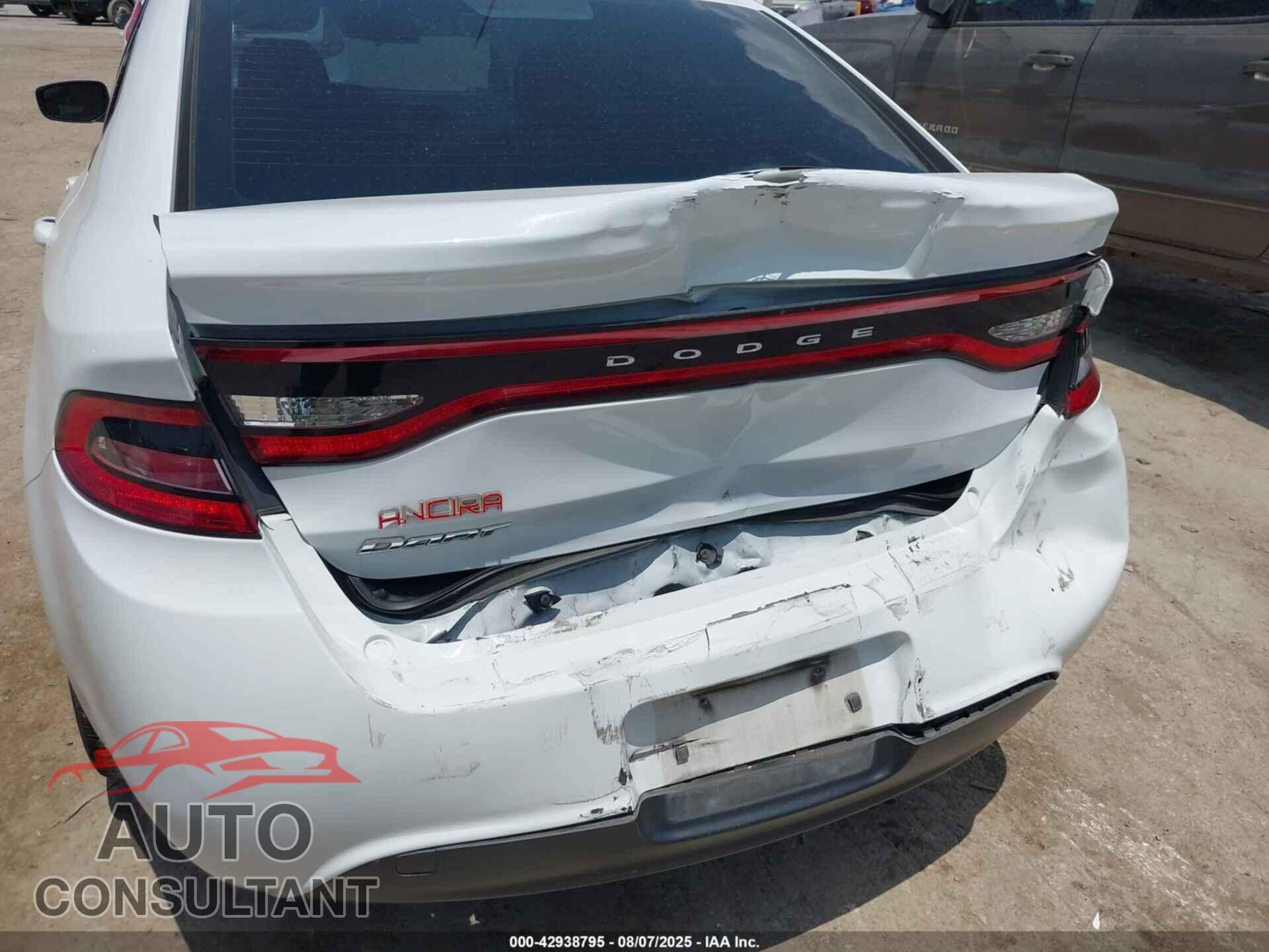 DODGE DART 2015 - 1C3CDFAA0FD433772