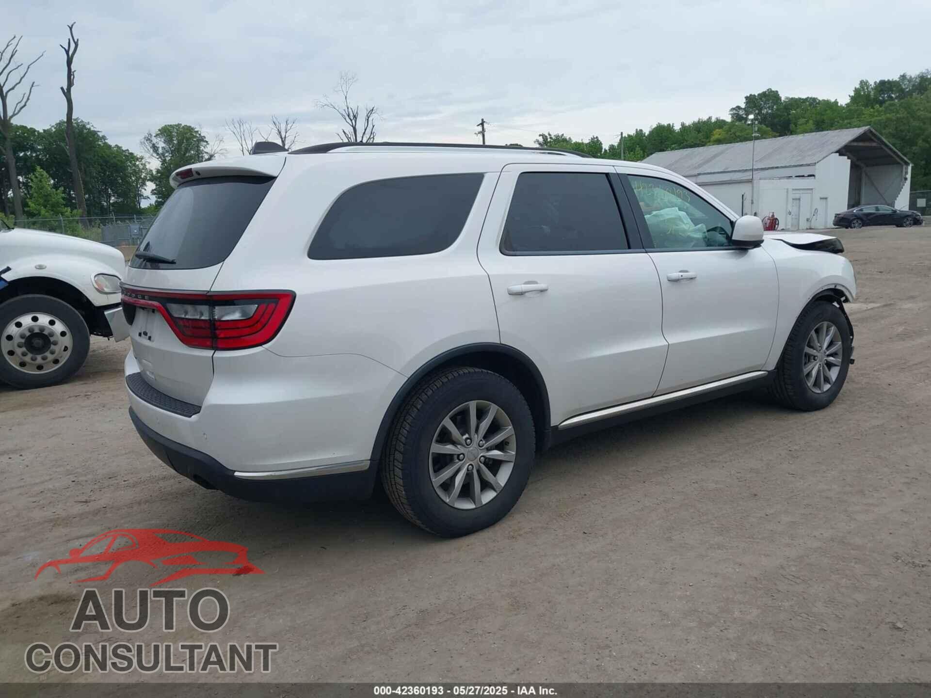 DODGE DURANGO 2017 - 1C4RDHAG3HC724474