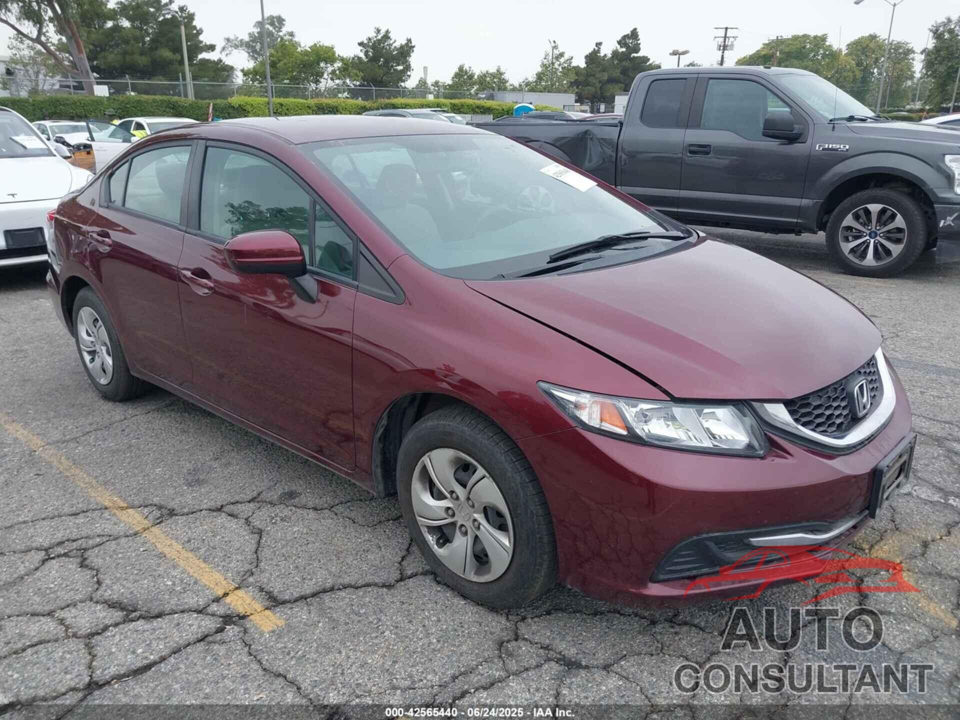 HONDA CIVIC 2014 - 2HGFB2F5XEH500285