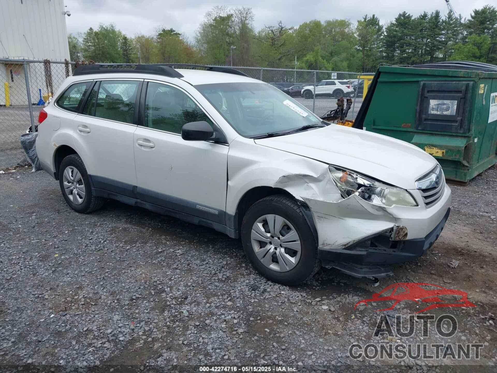 SUBARU OUTBACK 2011 - 4S4BRBAC6B1407090