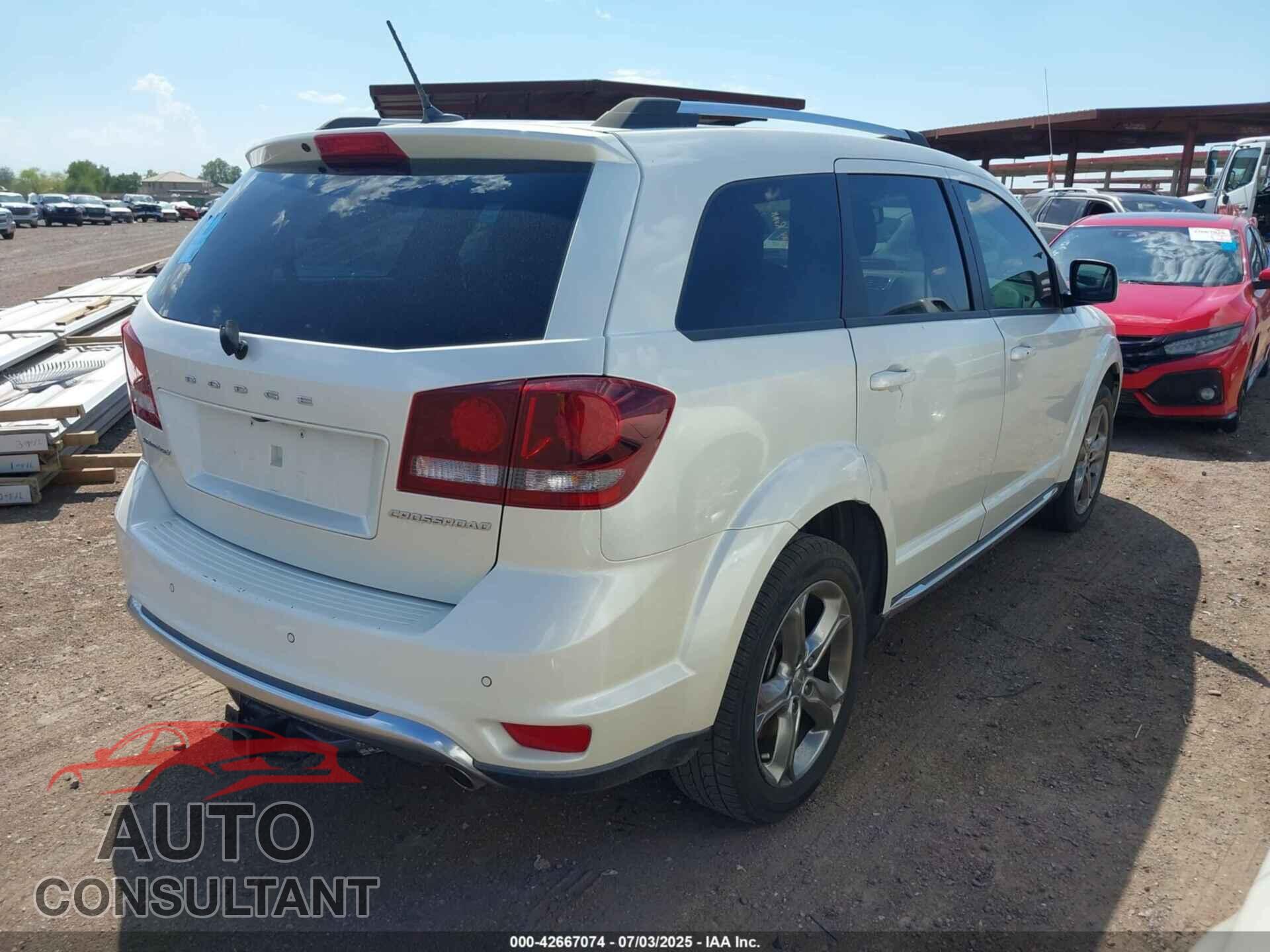 DODGE JOURNEY 2017 - 3C4PDCGG8HT519366
