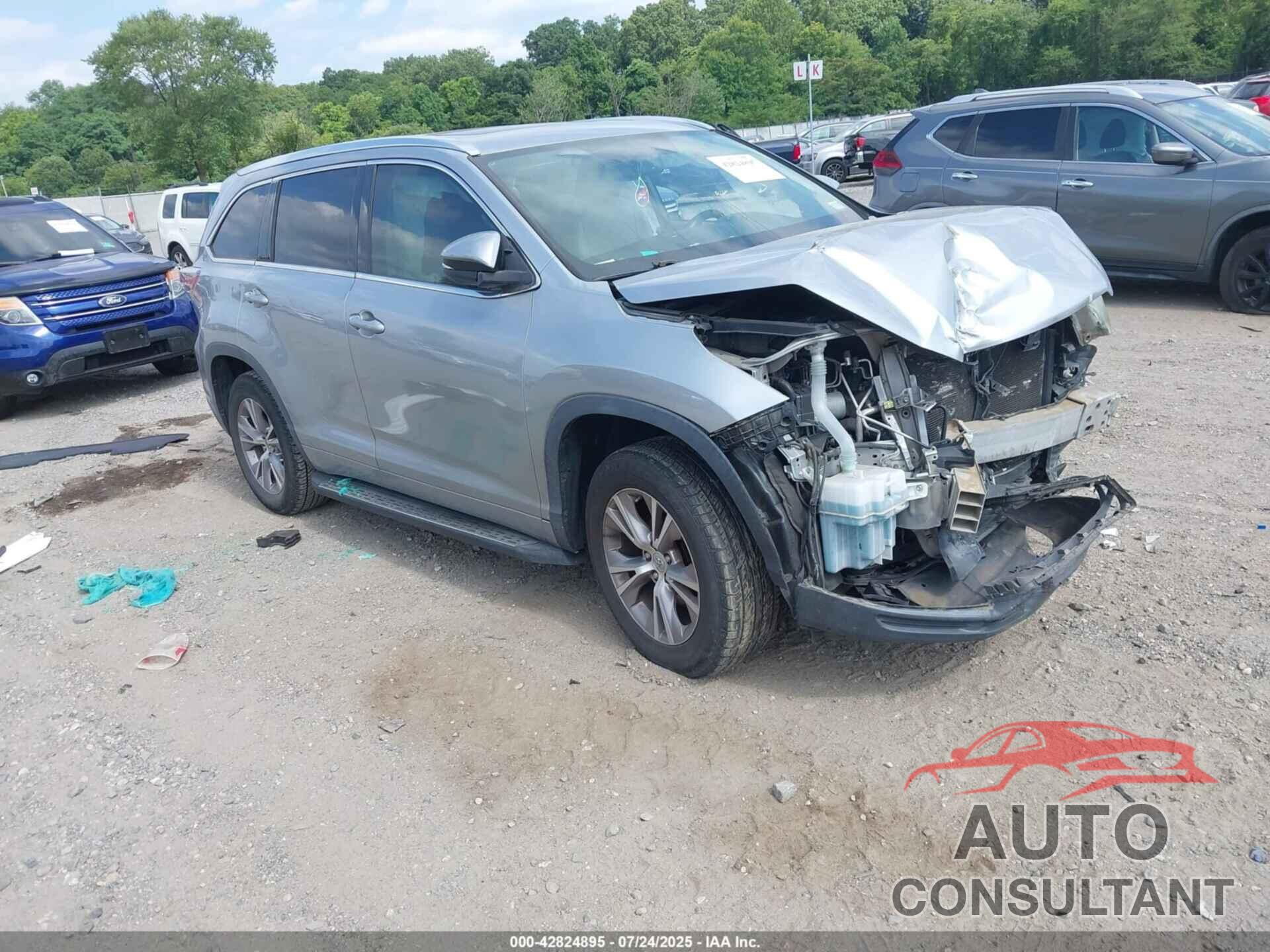TOYOTA HIGHLANDER 2015 - 5TDKKRFH1FS065420