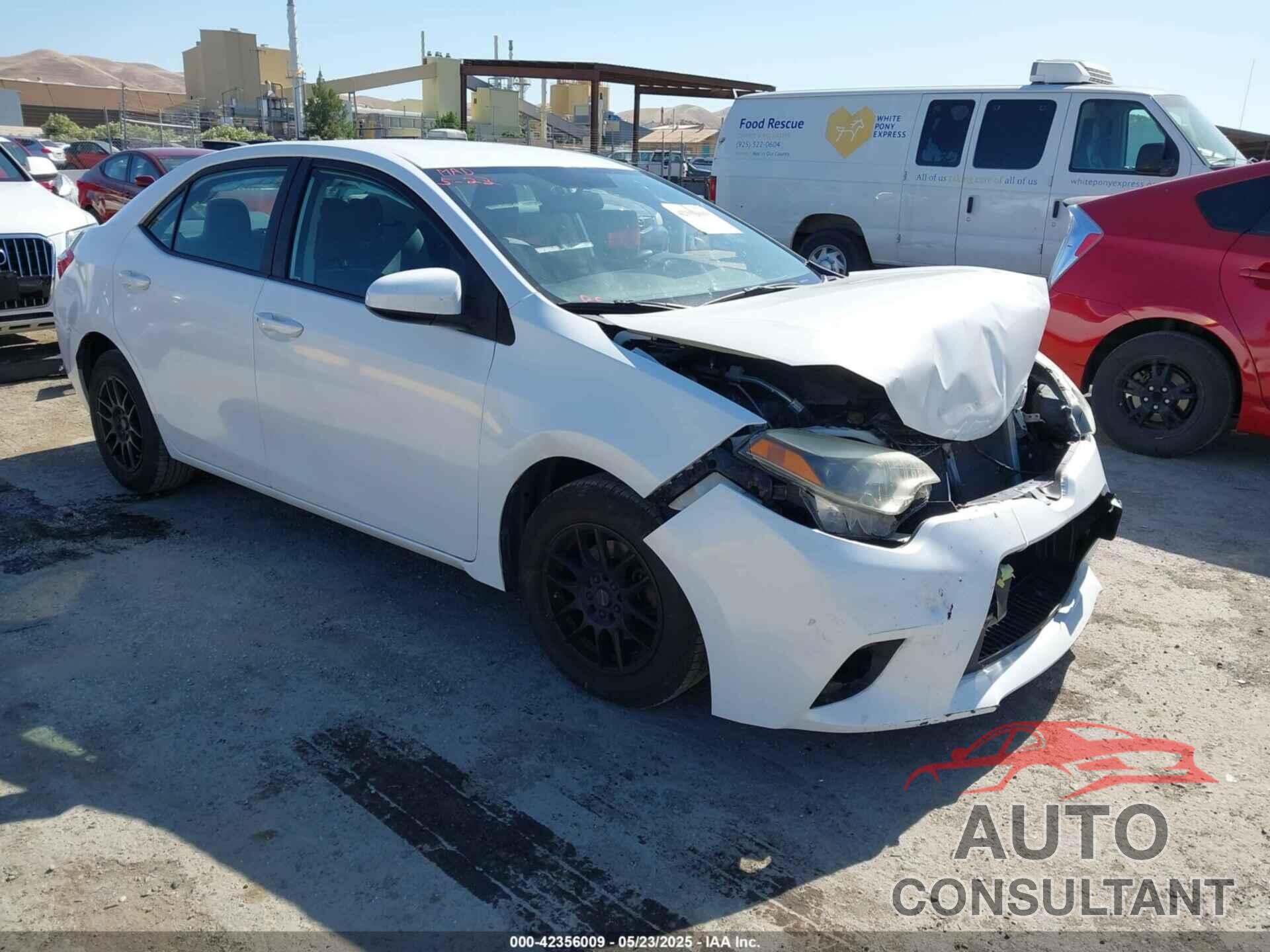 TOYOTA COROLLA 2014 - 5YFBURHE3EP078447