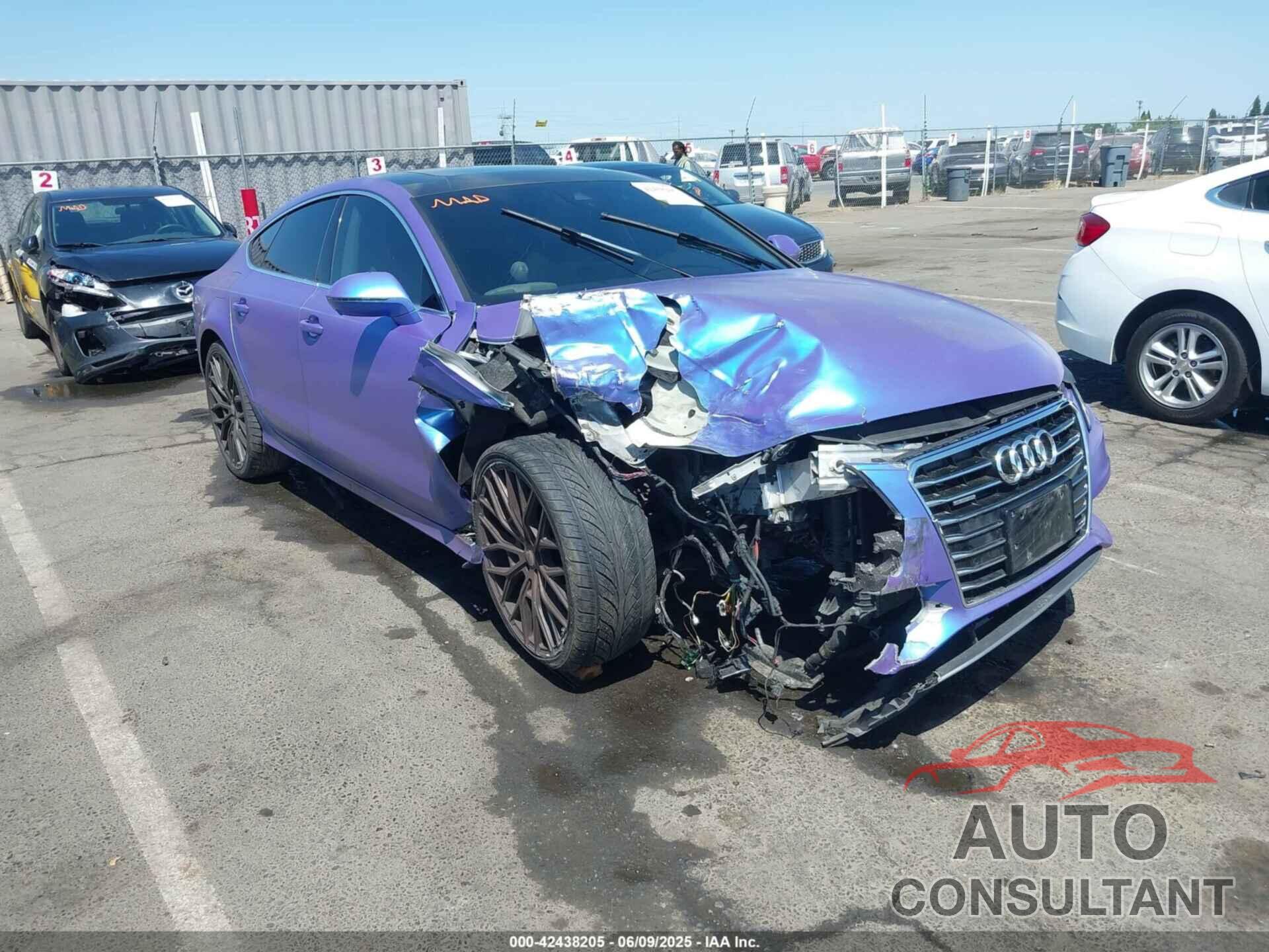 AUDI A7 2012 - WAU2GAFC8CN088845
