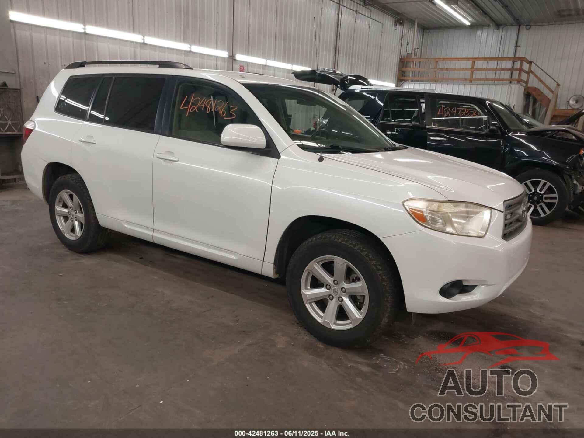 TOYOTA HIGHLANDER 2009 - JTEES41A692134748