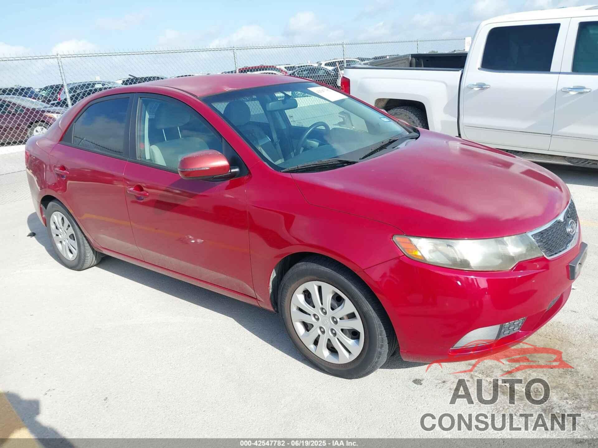 KIA FORTE 2012 - KNAFU4A21C5593362