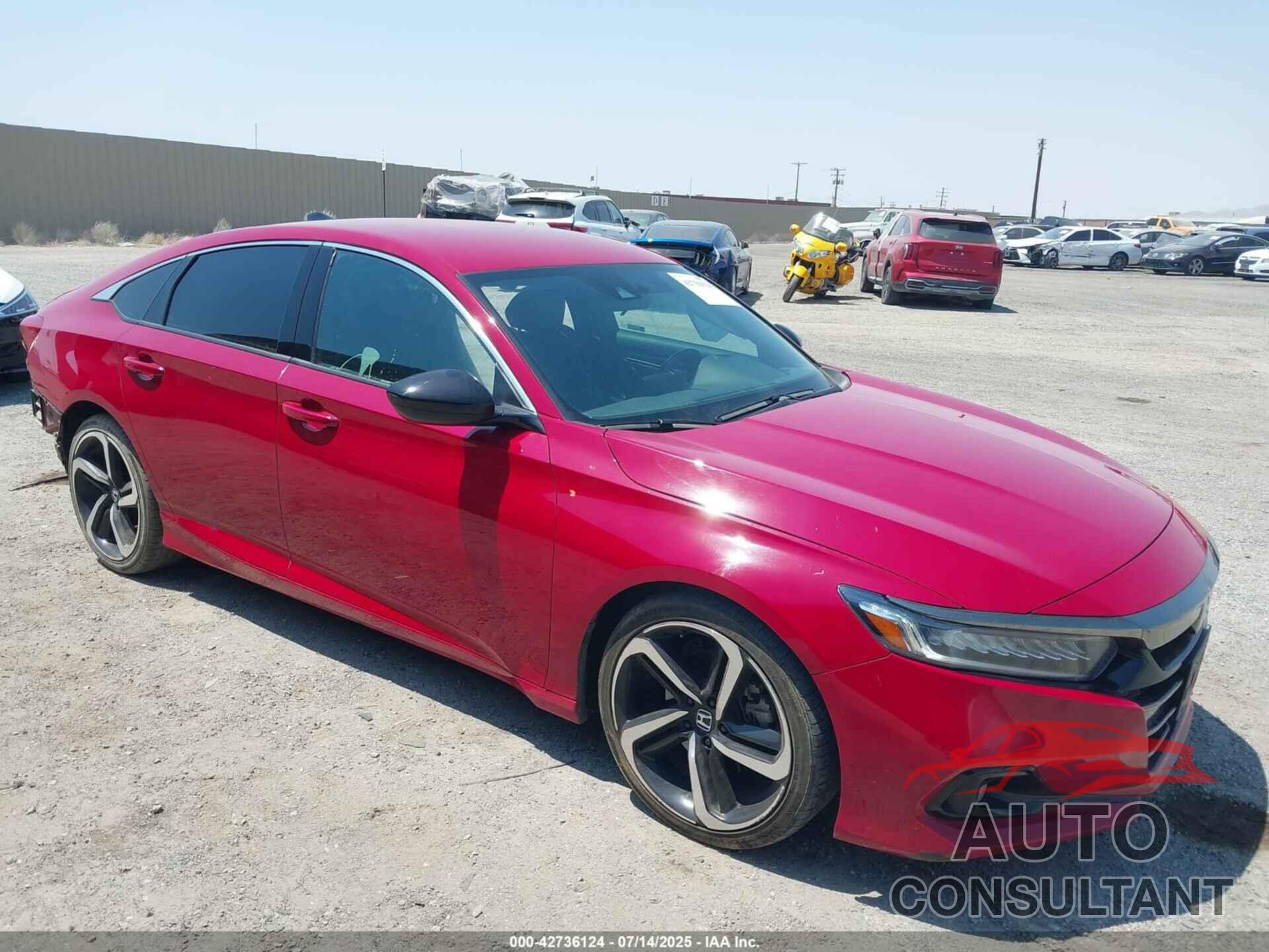 HONDA ACCORD 2022 - 1HGCV1F37NA030461