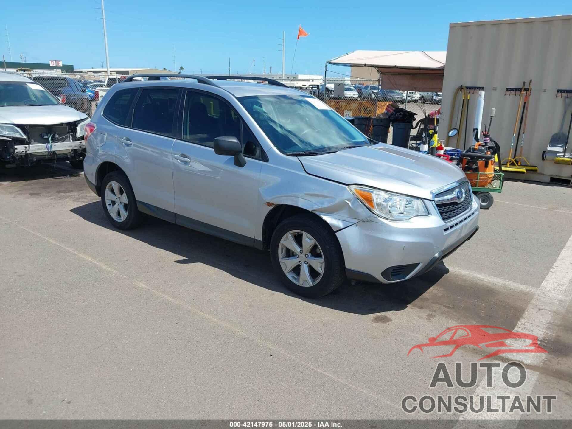 SUBARU FORESTER 2016 - JF2SJABC4GH560281