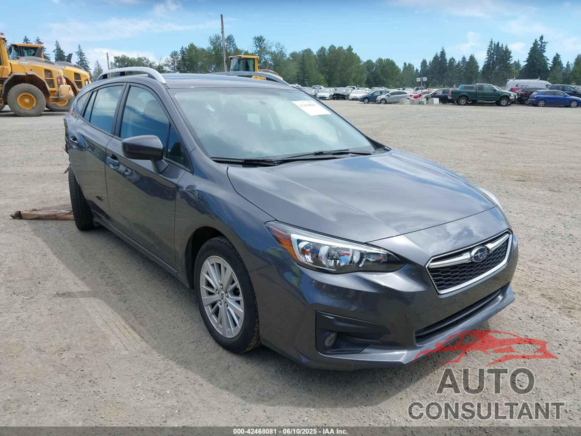 SUBARU IMPREZA 2018 - 4S3GTAD6XJ3724319