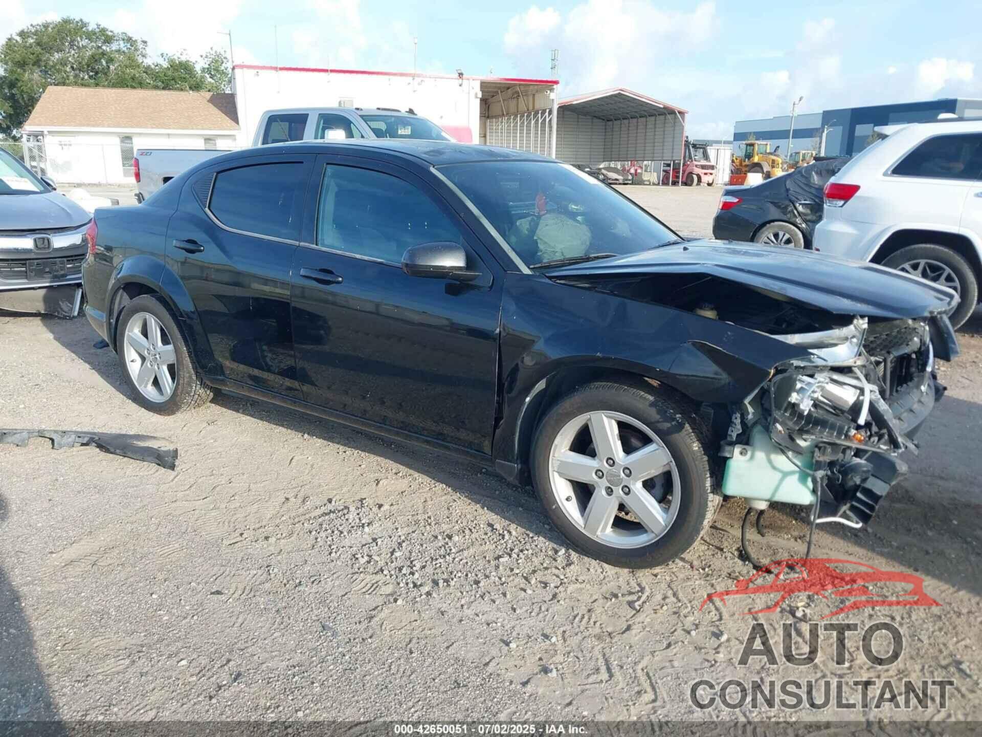 DODGE AVENGER 2013 - 1C3CDZCB9DN661462