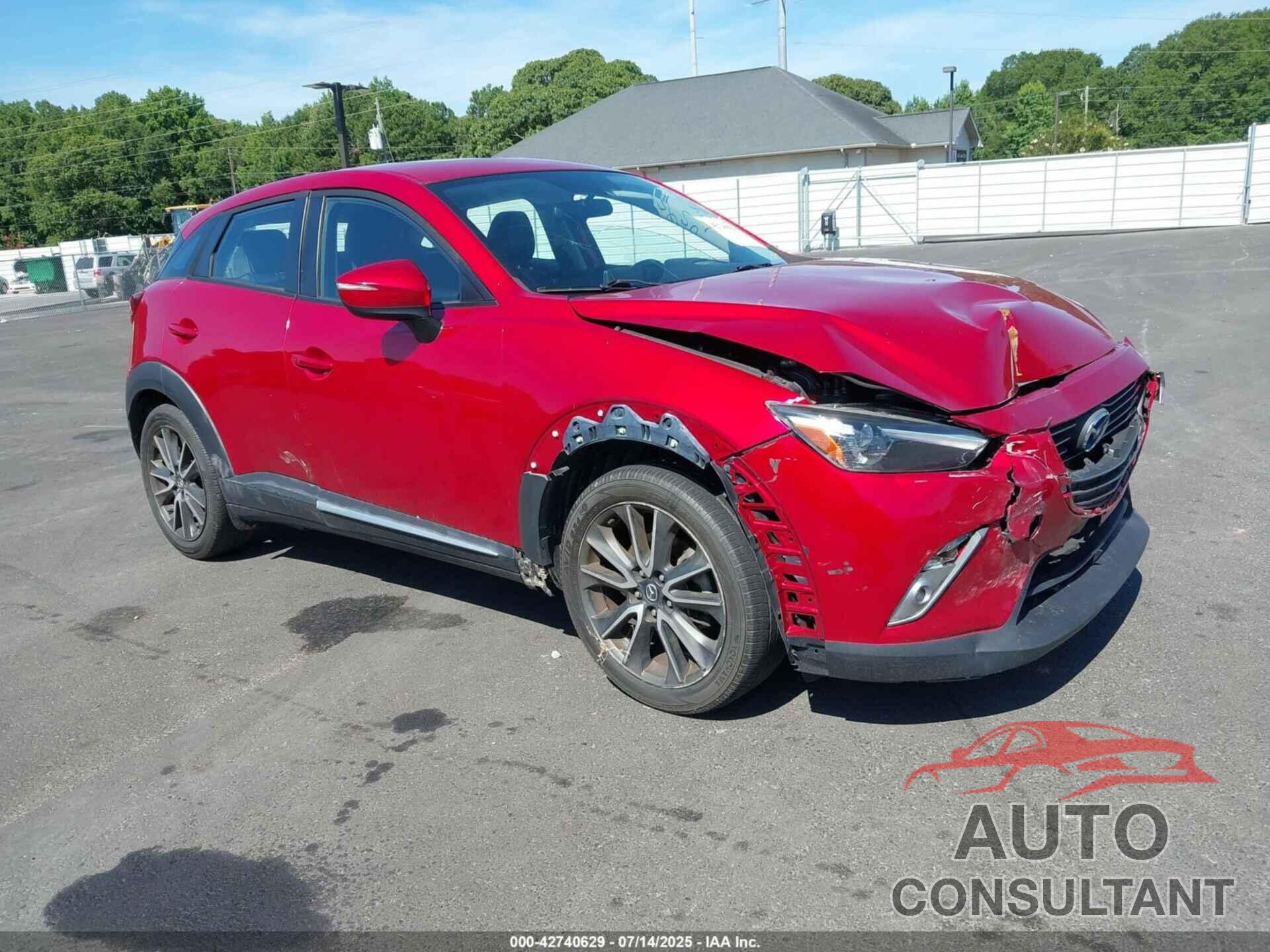 MAZDA CX-3 2016 - JM1DKBD72G0121394