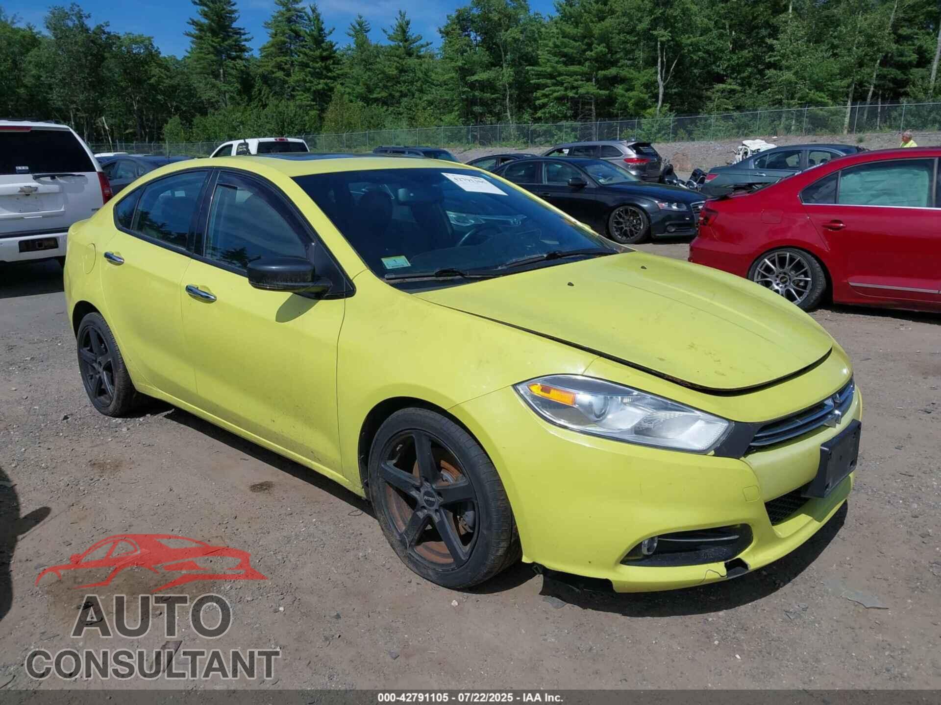 DODGE DART 2013 - 1C3CDFCH3DD299962