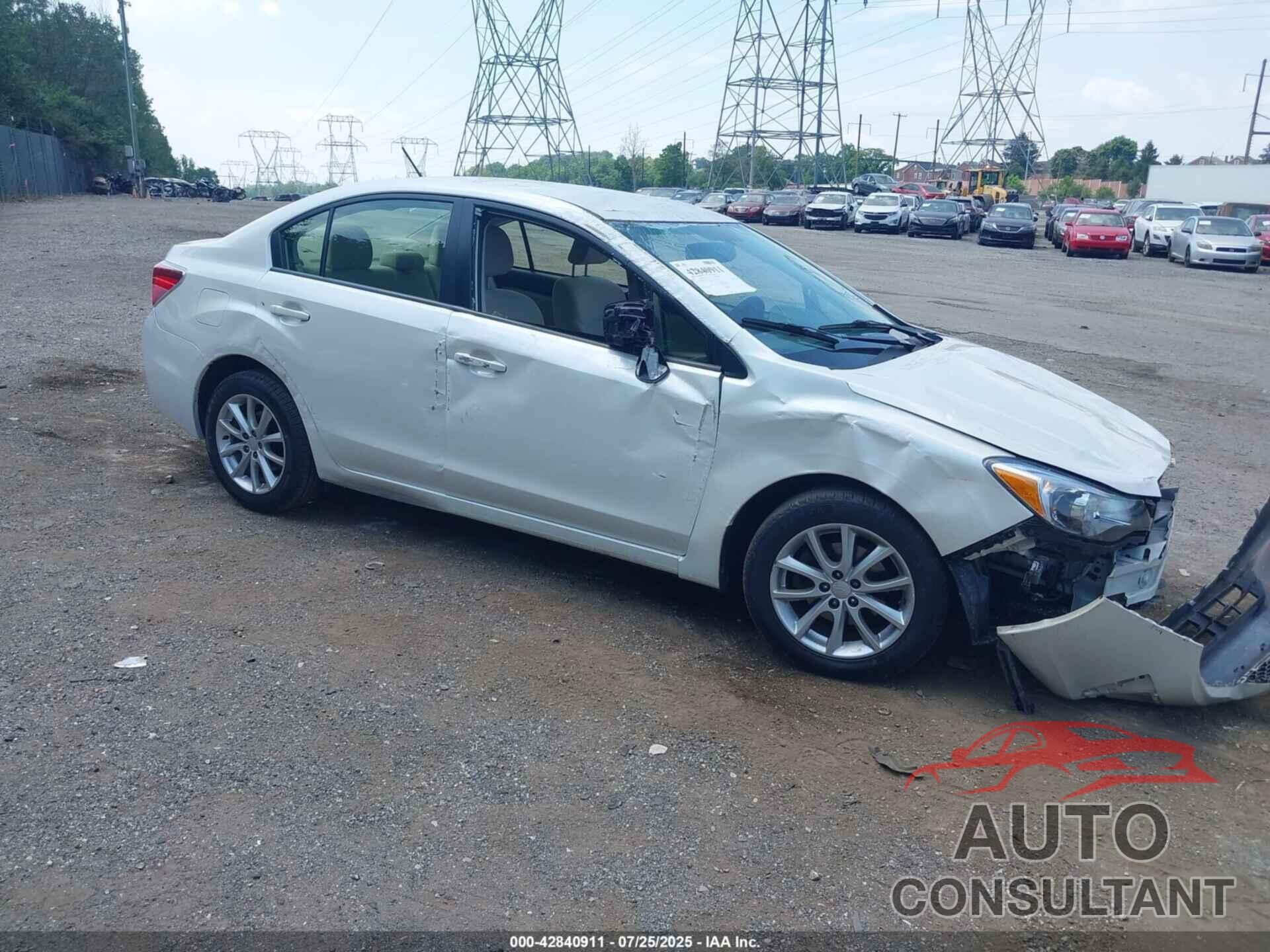 SUBARU IMPREZA 2013 - JF1GJAC67DH035598