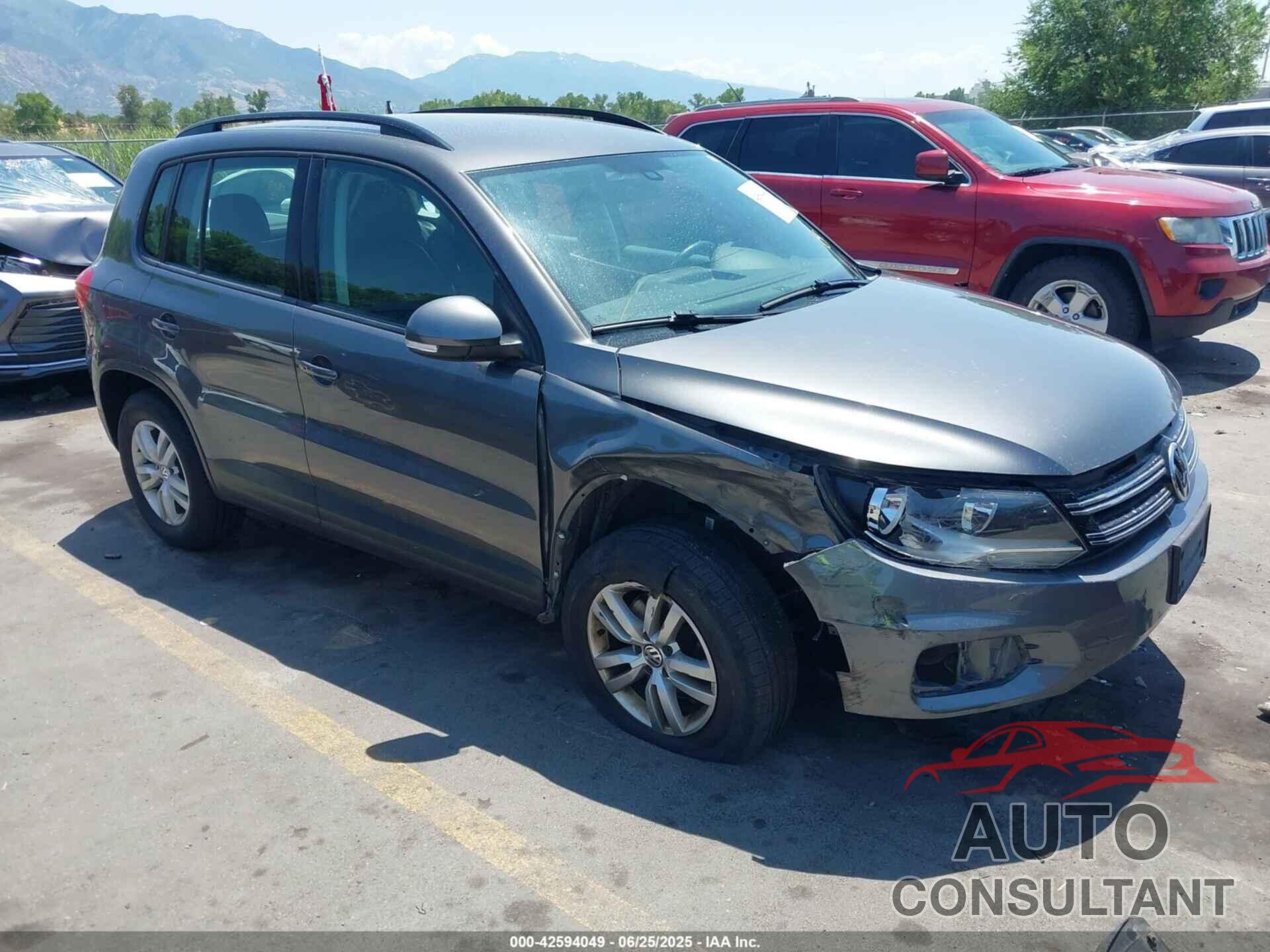 VOLKSWAGEN TIGUAN 2016 - WVGBV7AX3GW617457
