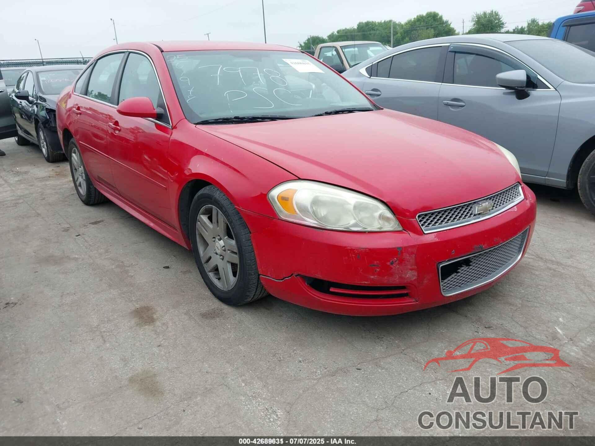CHEVROLET IMPALA 2013 - 2G1WG5E39D1148253