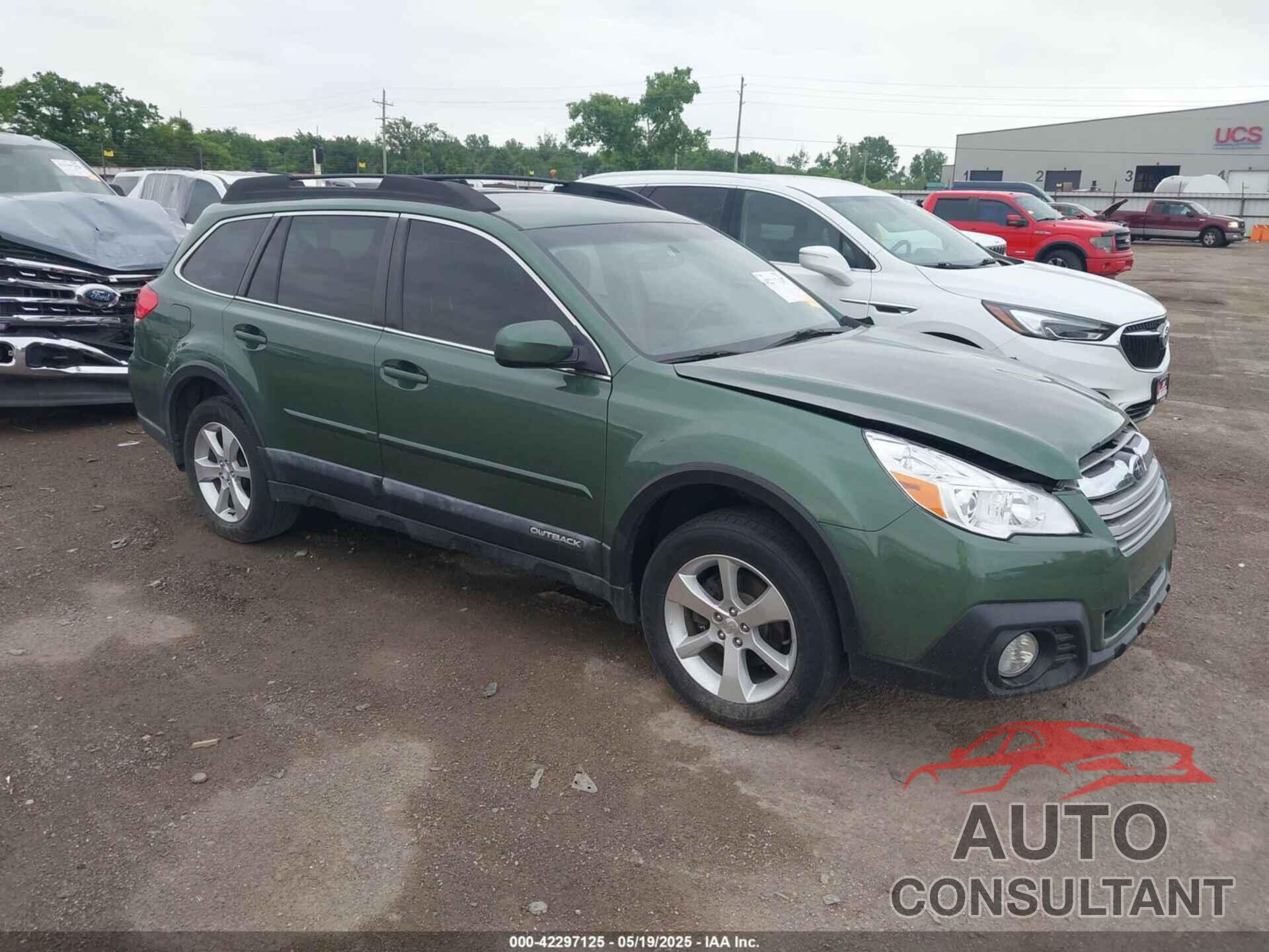 SUBARU OUTBACK 2014 - 4S4BRBLC5E3219599