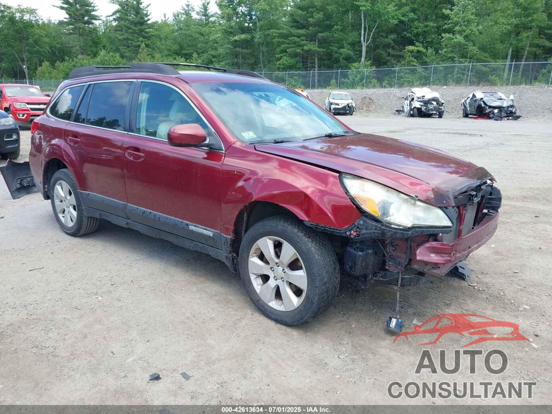 SUBARU OUTBACK 2011 - 4S4BRBCC4B3363916