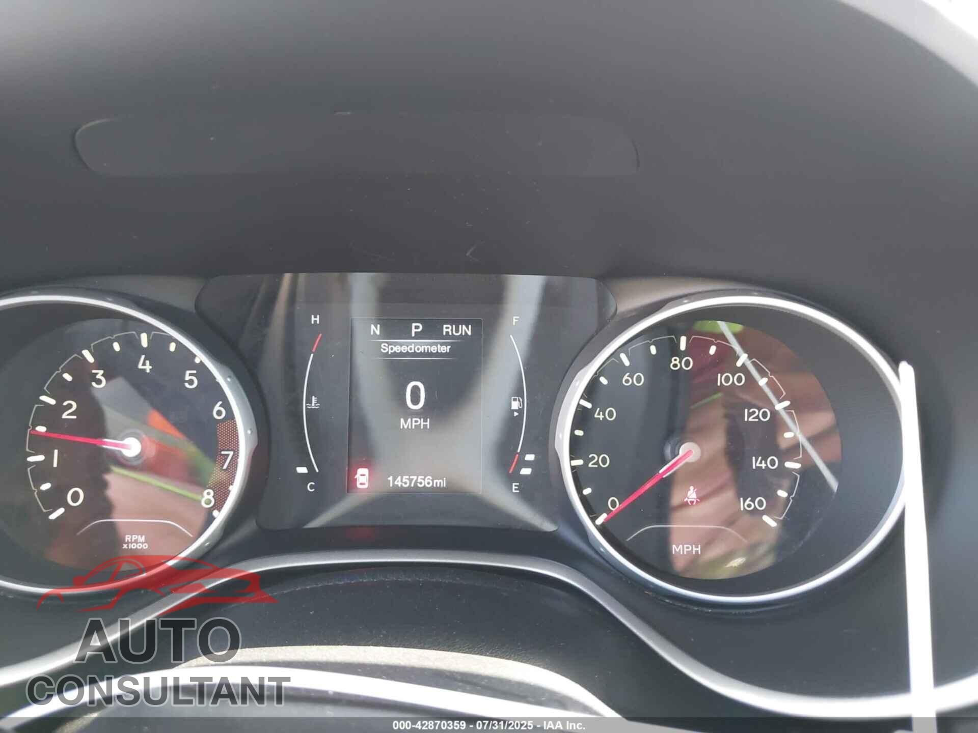 JEEP NEW COMPASS 2017 - 3C4NJCBB2HT598013