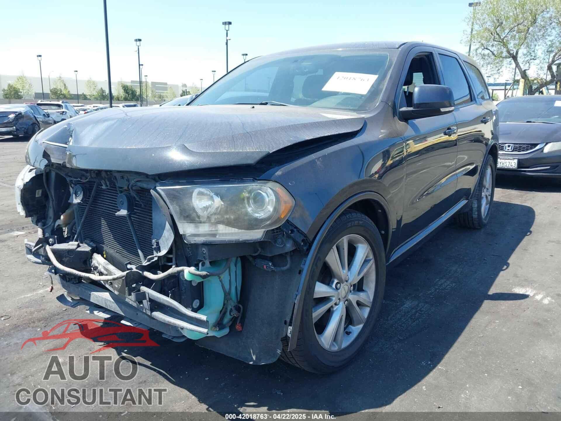 DODGE DURANGO 2012 - 1C4SDJCT1CC295010