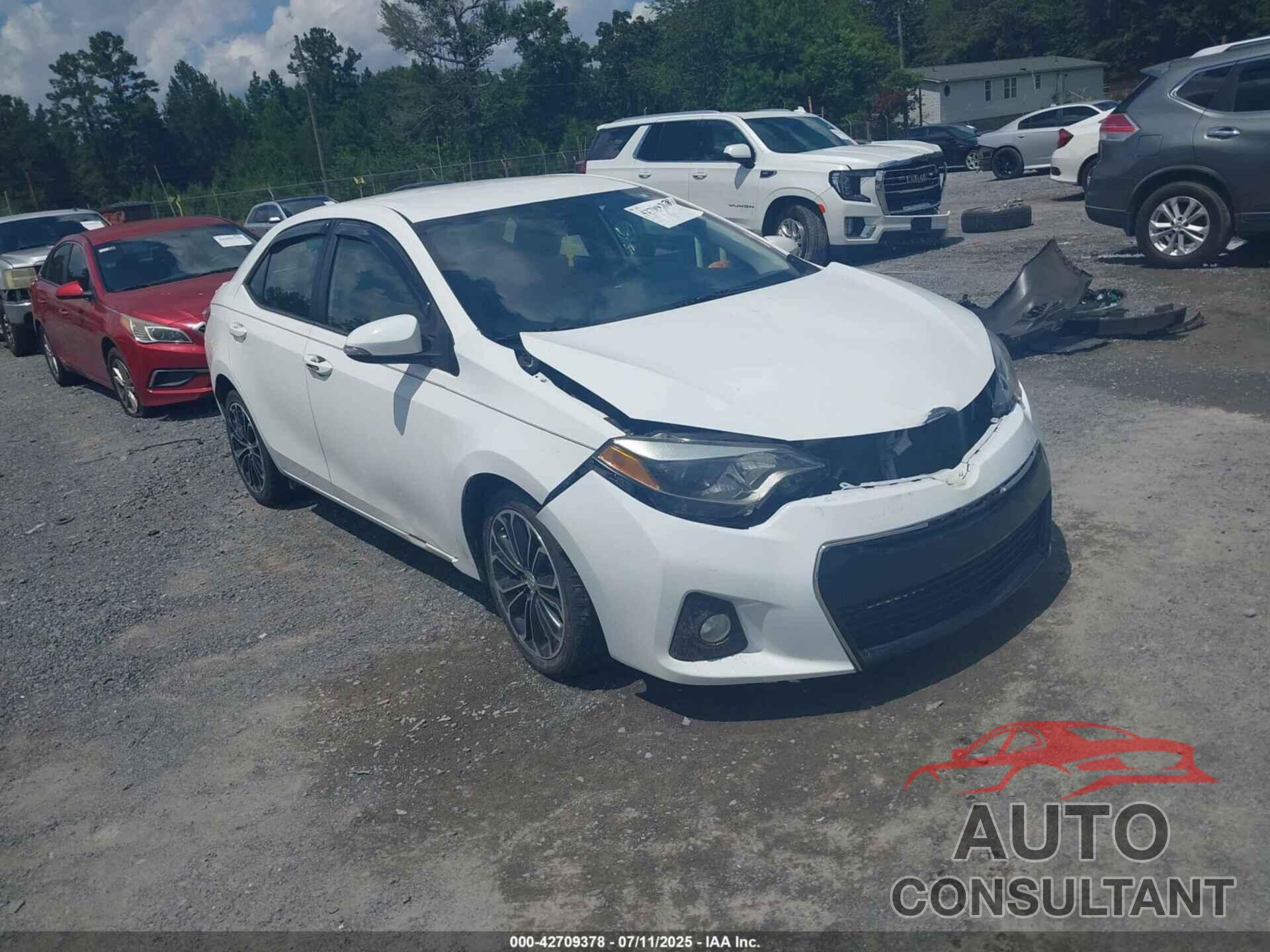 TOYOTA COROLLA 2015 - 2T1BURHE9FC451959